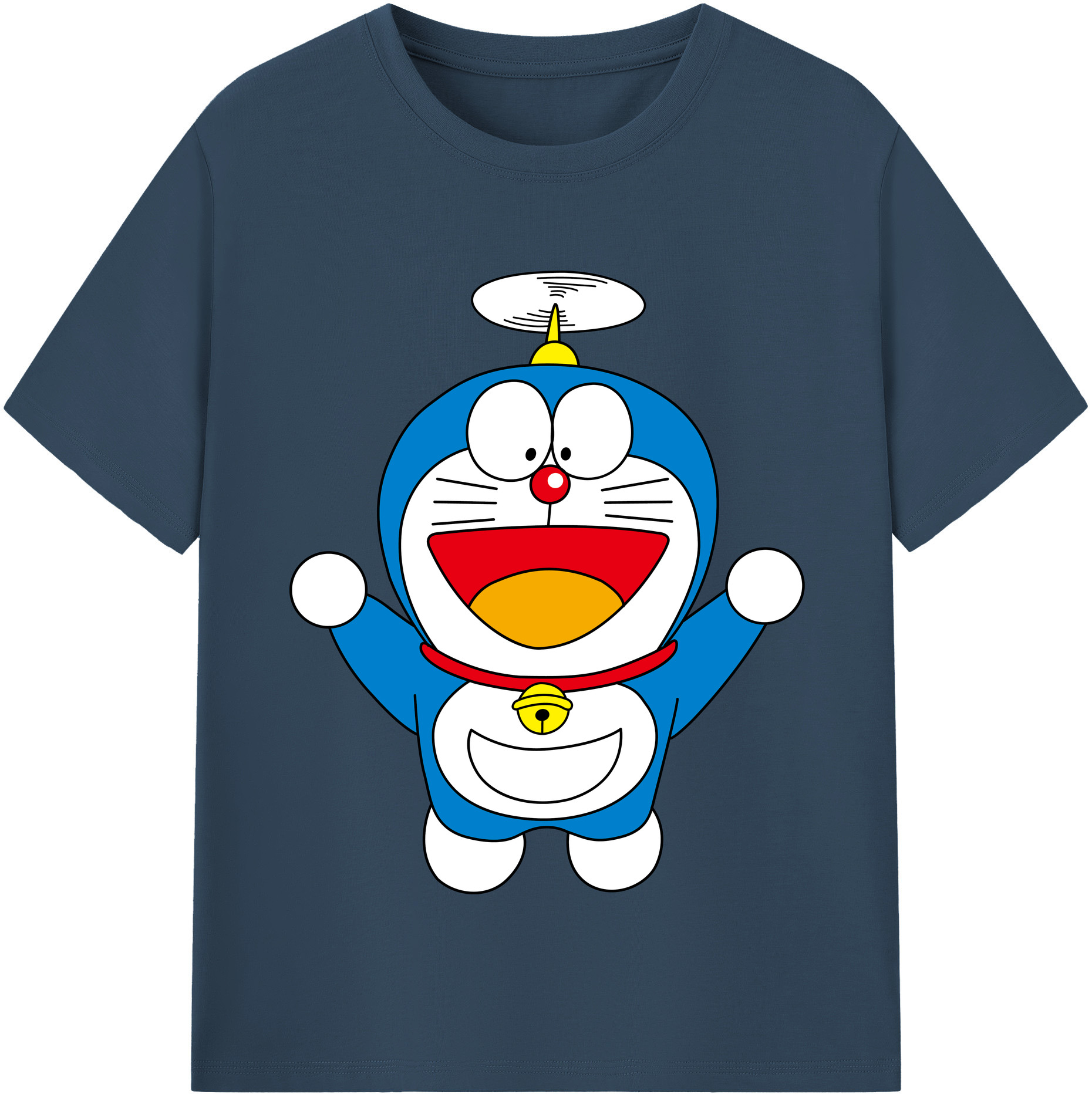 （画像用） ドラえもん Doraemon 綿100％半袖Tシャツ（フロントプリント）