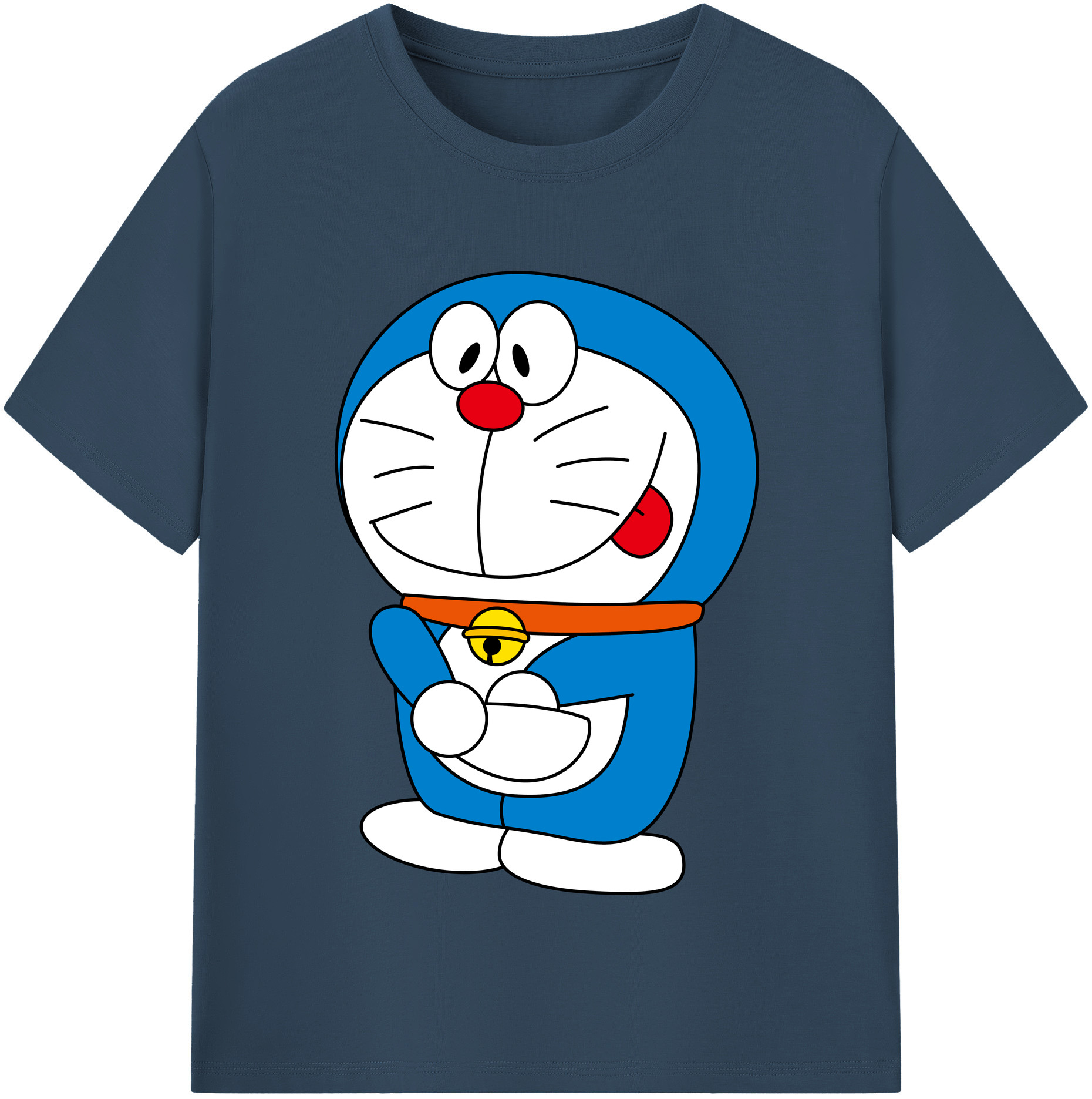 （画像用） ドラえもん Doraemon 綿100％半袖Tシャツ（フロントプリント）