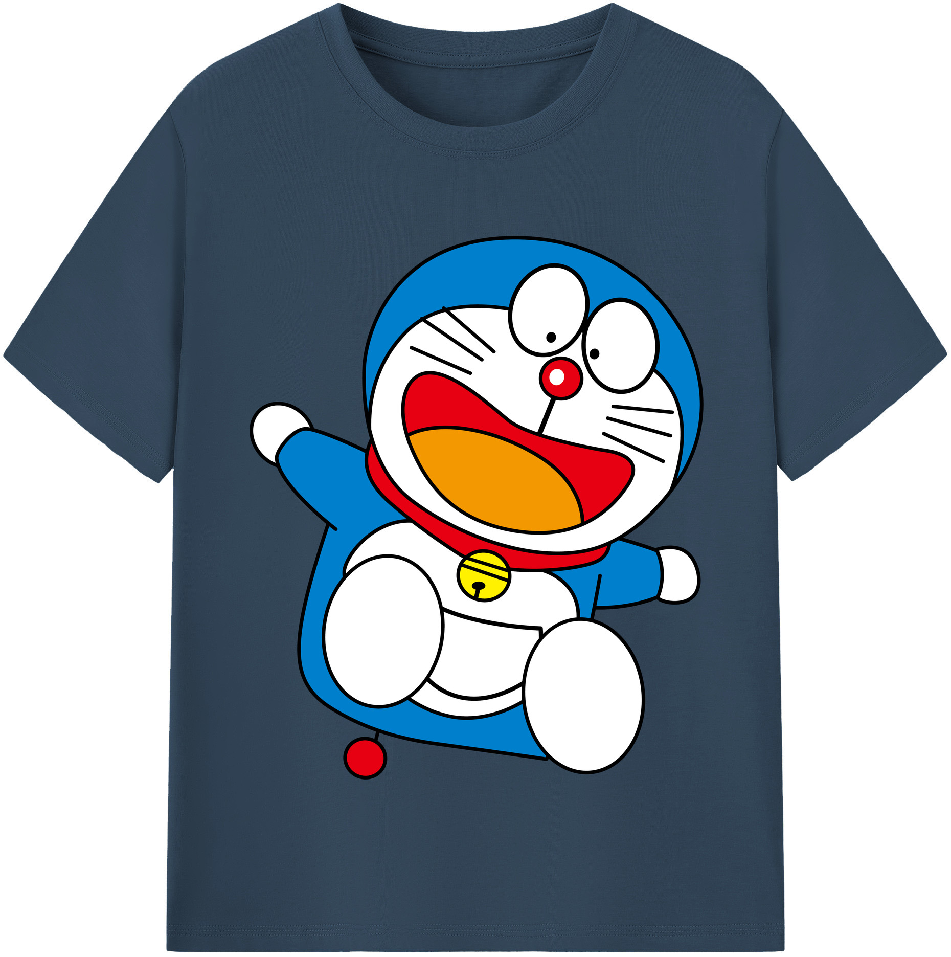 （画像用） ドラえもん Doraemon 綿100％半袖Tシャツ（フロントプリント）