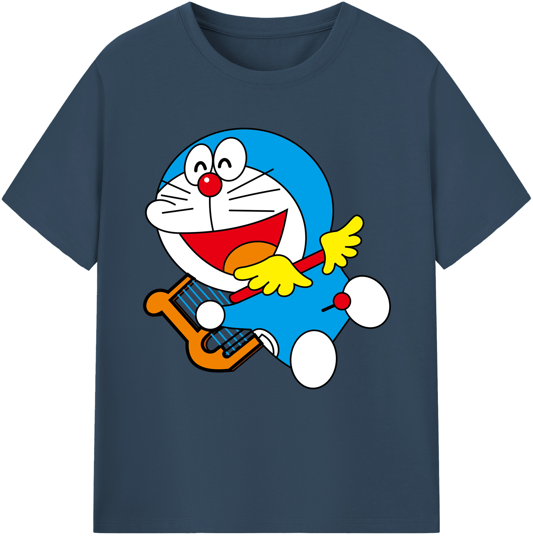 （画像用） ドラえもん Doraemon 綿100％半袖Tシャツ（フロントプリント）