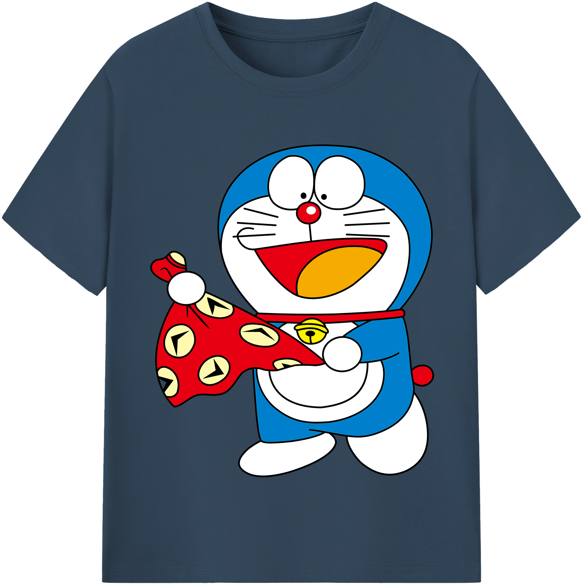 （画像用） ドラえもん Doraemon 綿100％半袖Tシャツ（フロントプリント）