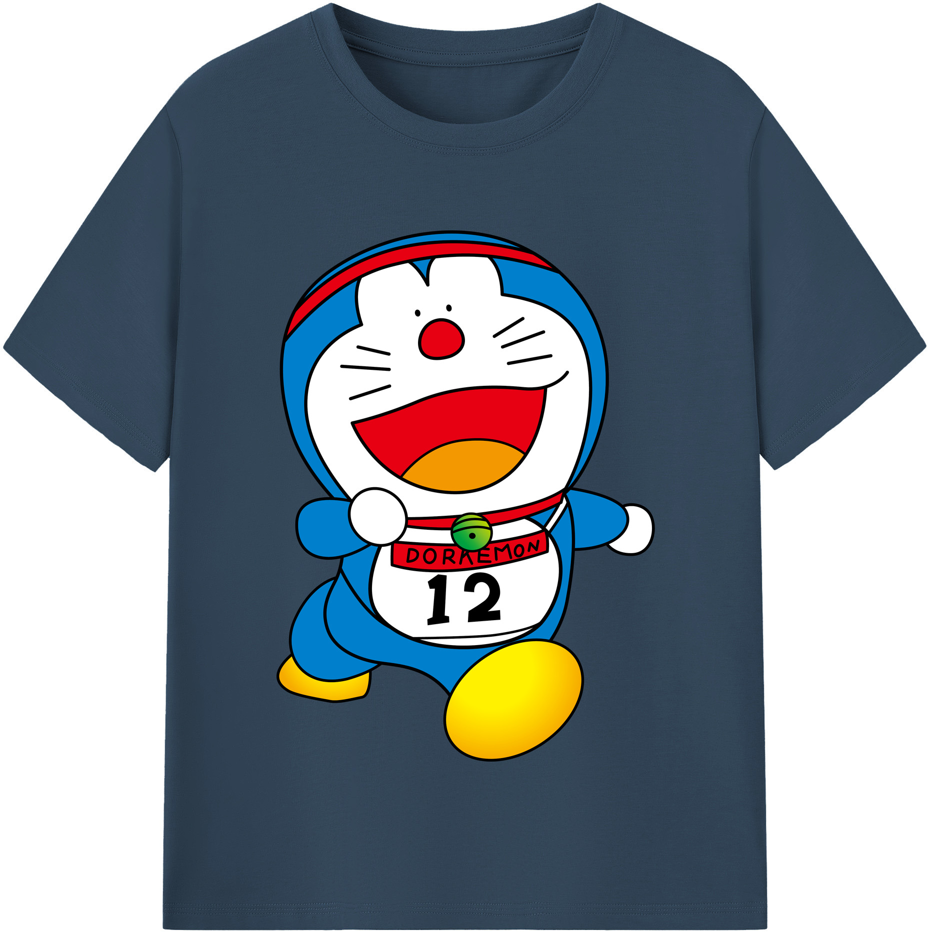 （画像用） ドラえもん Doraemon 綿100％半袖Tシャツ（フロントプリント）