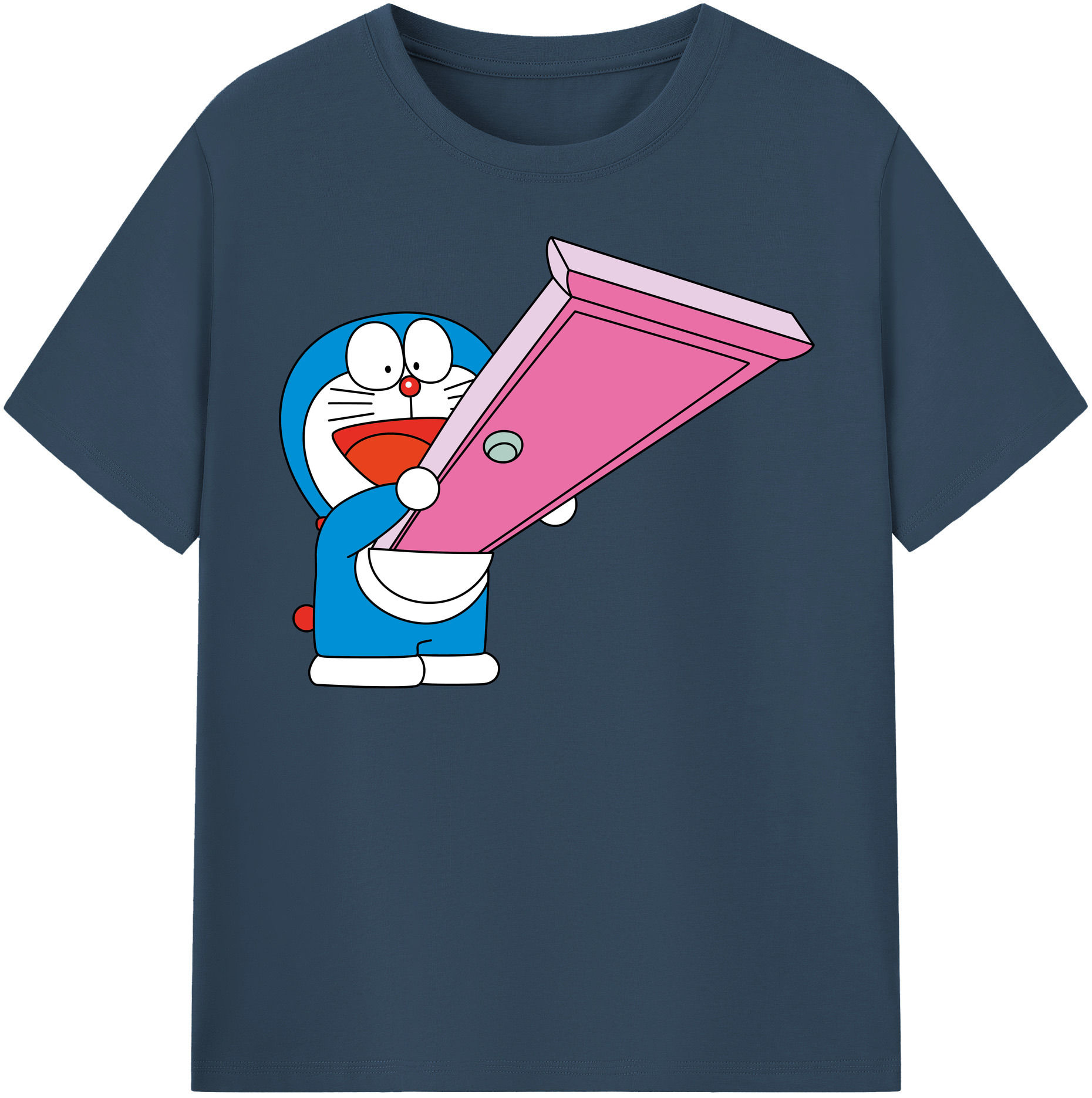 （画像用） ドラえもん Doraemon 綿100％半袖Tシャツ（フロントプリント）