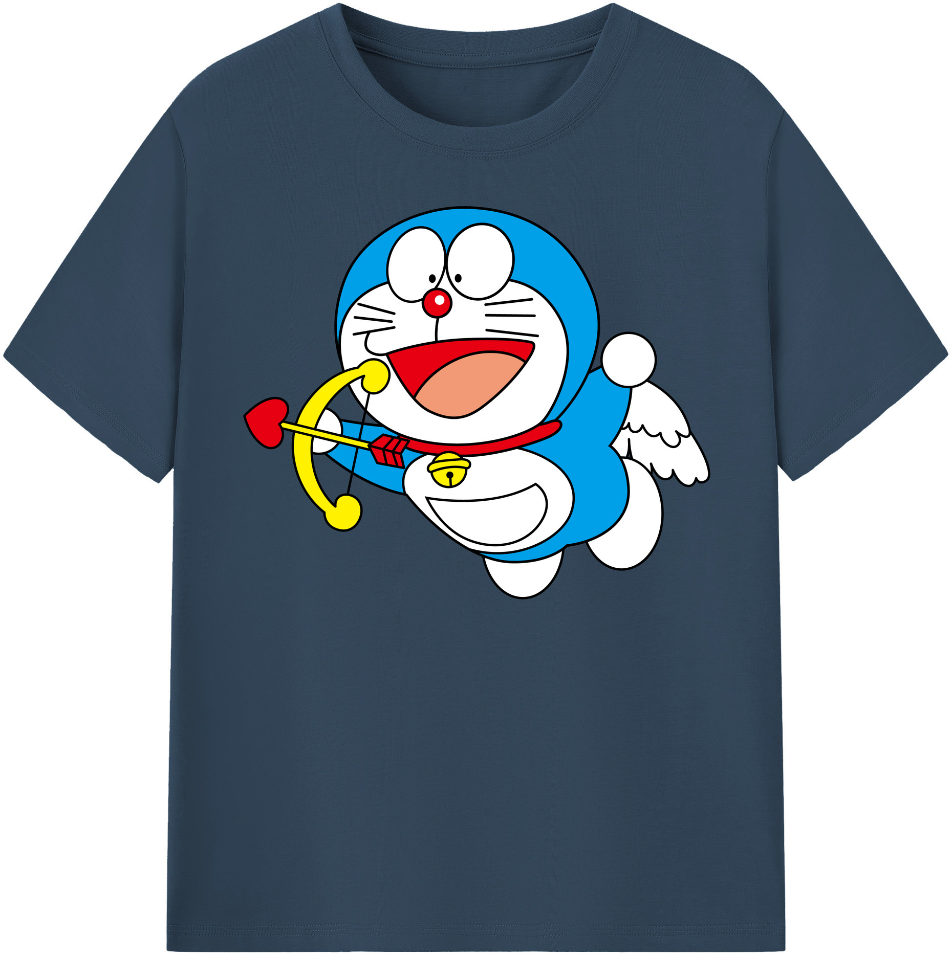 （画像用） ドラえもん Doraemon 綿100％半袖Tシャツ（フロントプリント）