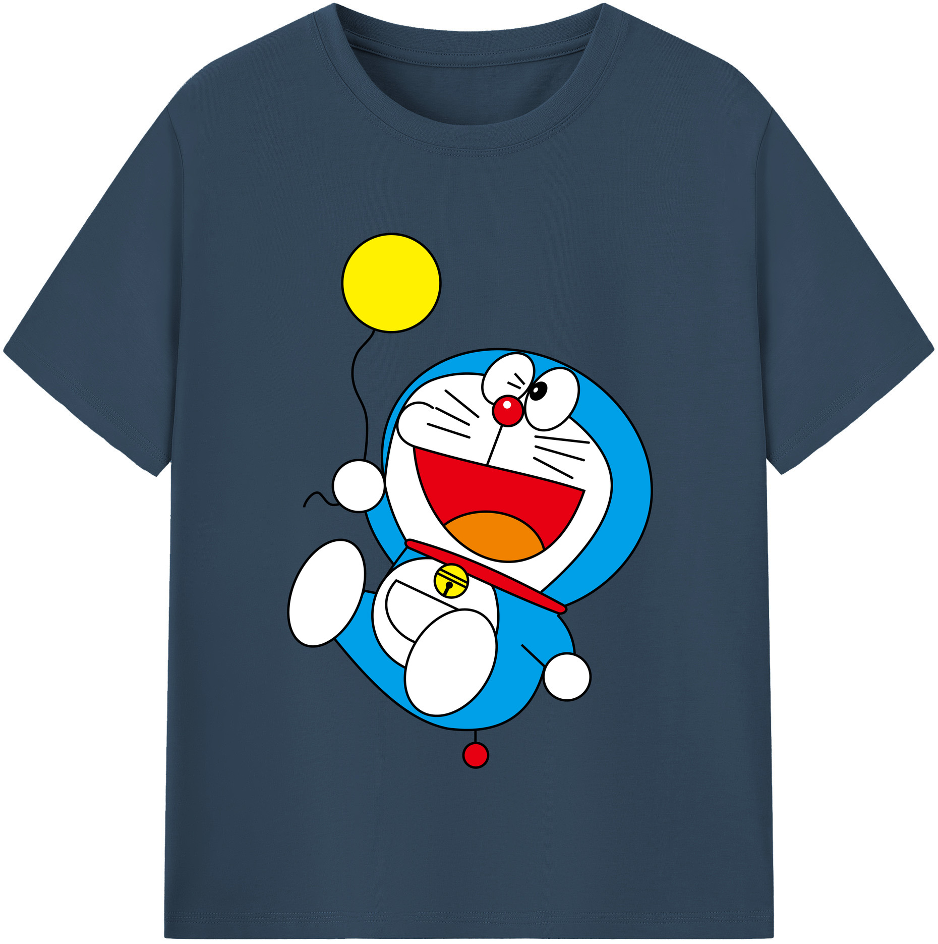 （画像用） ドラえもん Doraemon 綿100％半袖Tシャツ（フロントプリント）