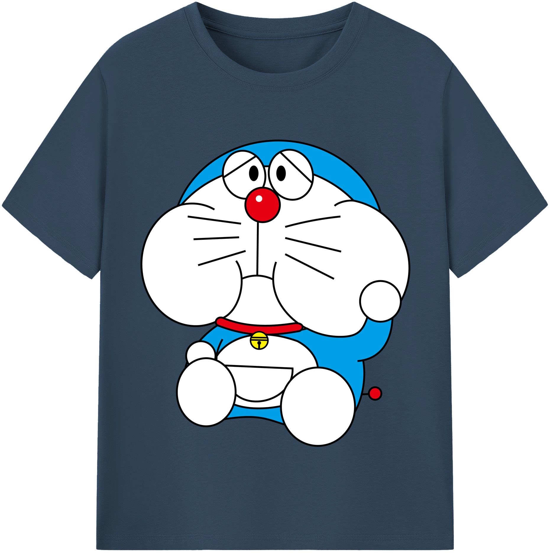 （画像用） ドラえもん Doraemon 綿100％半袖Tシャツ（フロントプリント）