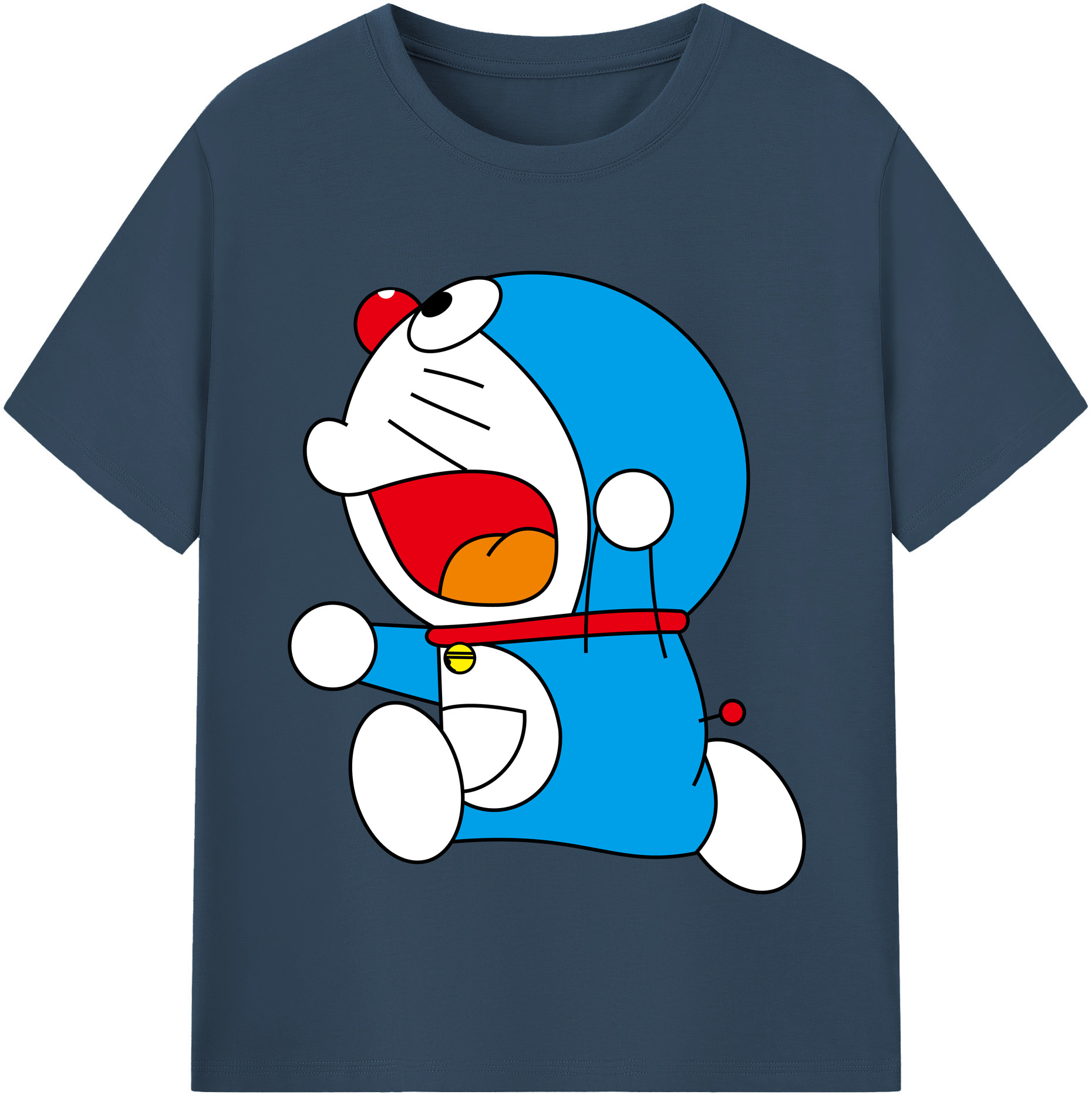 （画像用） ドラえもん Doraemon 綿100％半袖Tシャツ（フロントプリント）