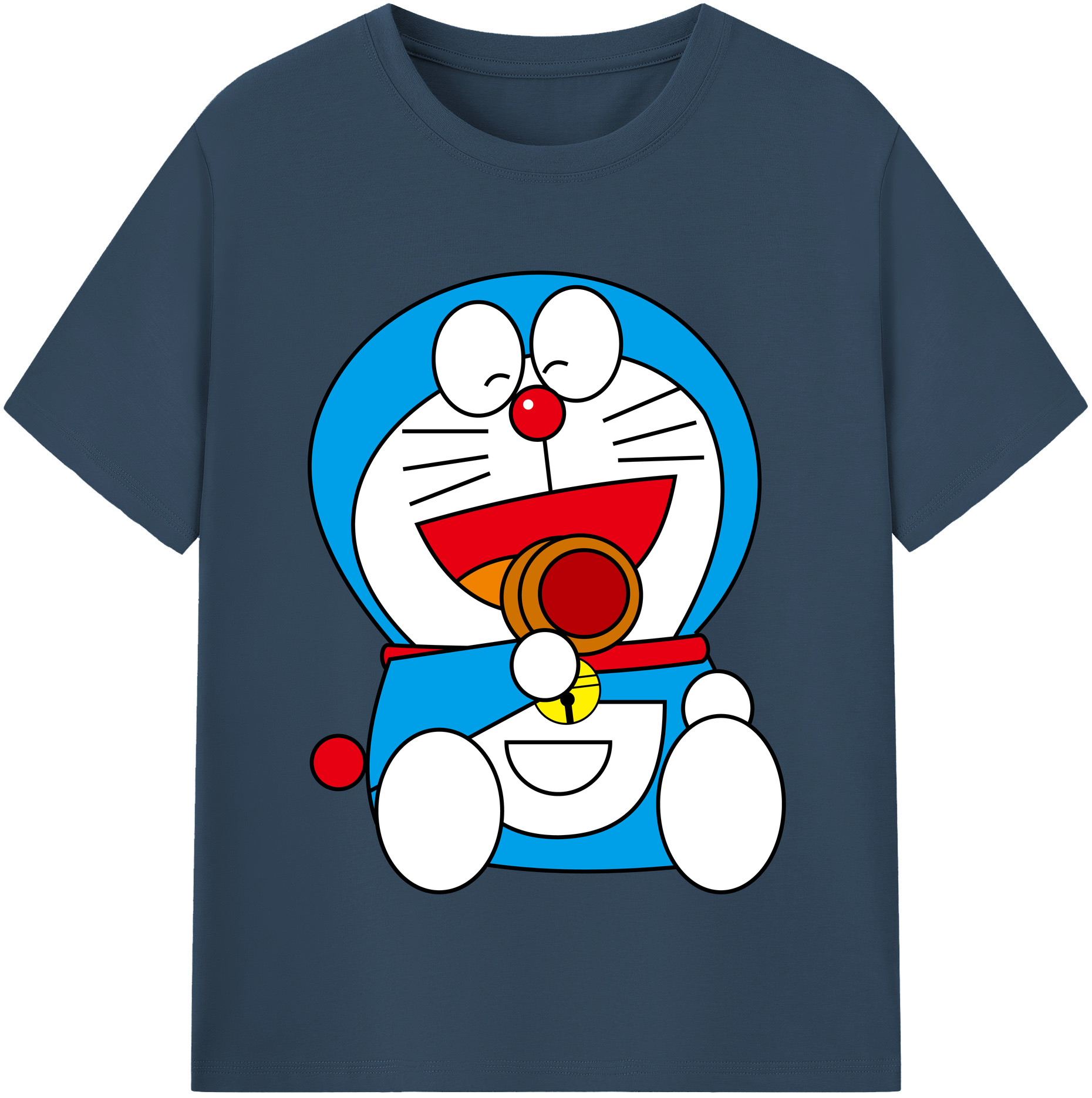 （画像用） ドラえもん Doraemon 綿100％半袖Tシャツ（フロントプリント）