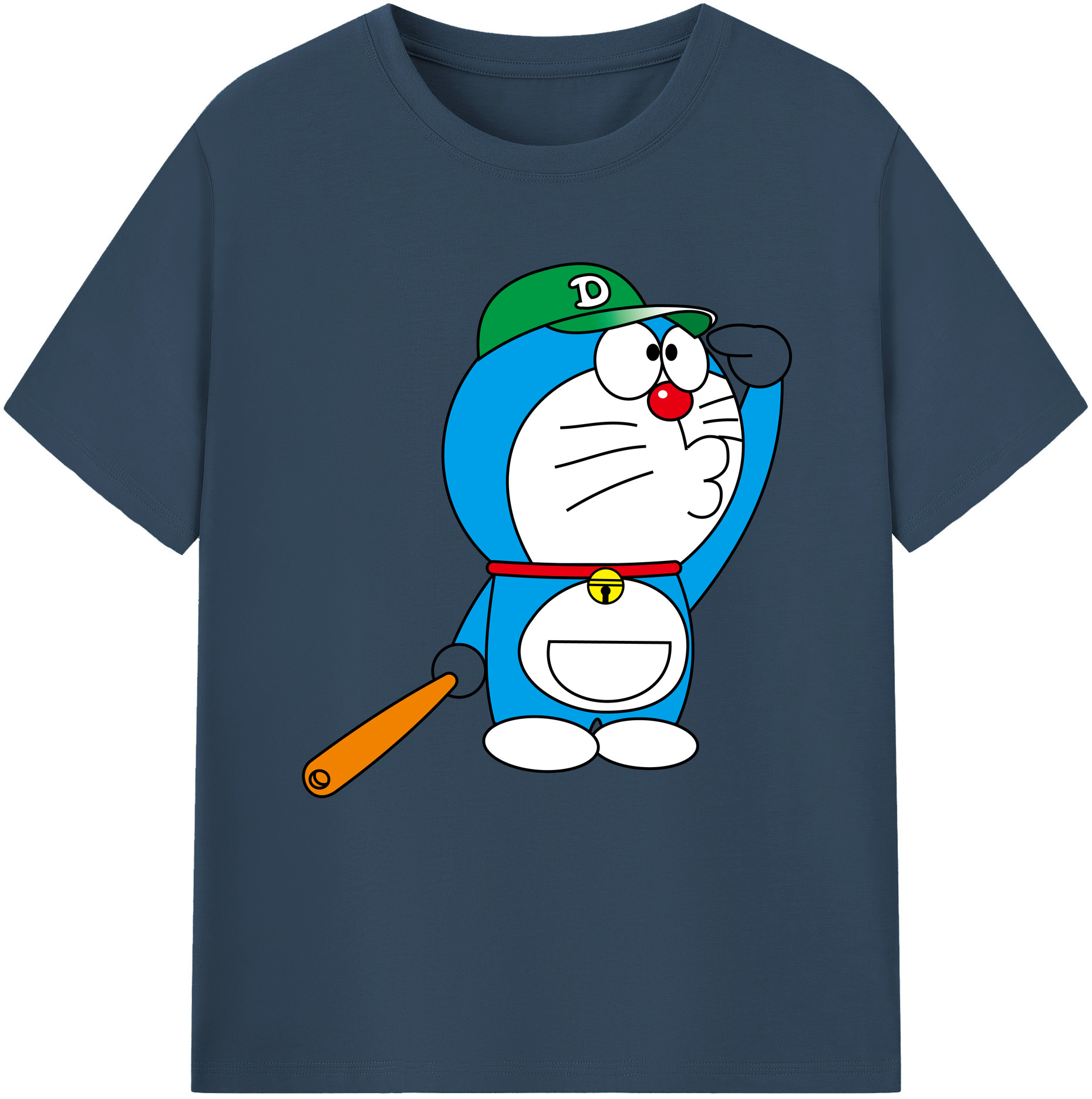 （画像用） ドラえもん Doraemon 綿100％半袖Tシャツ（フロントプリント）