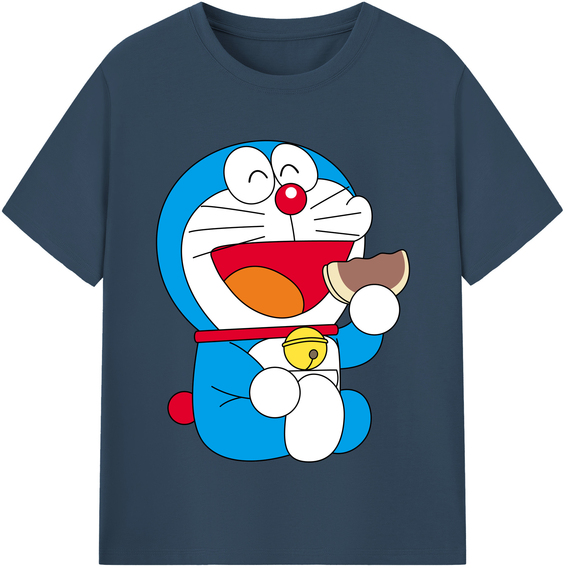 （画像用） ドラえもん Doraemon 綿100％半袖Tシャツ（フロントプリント）