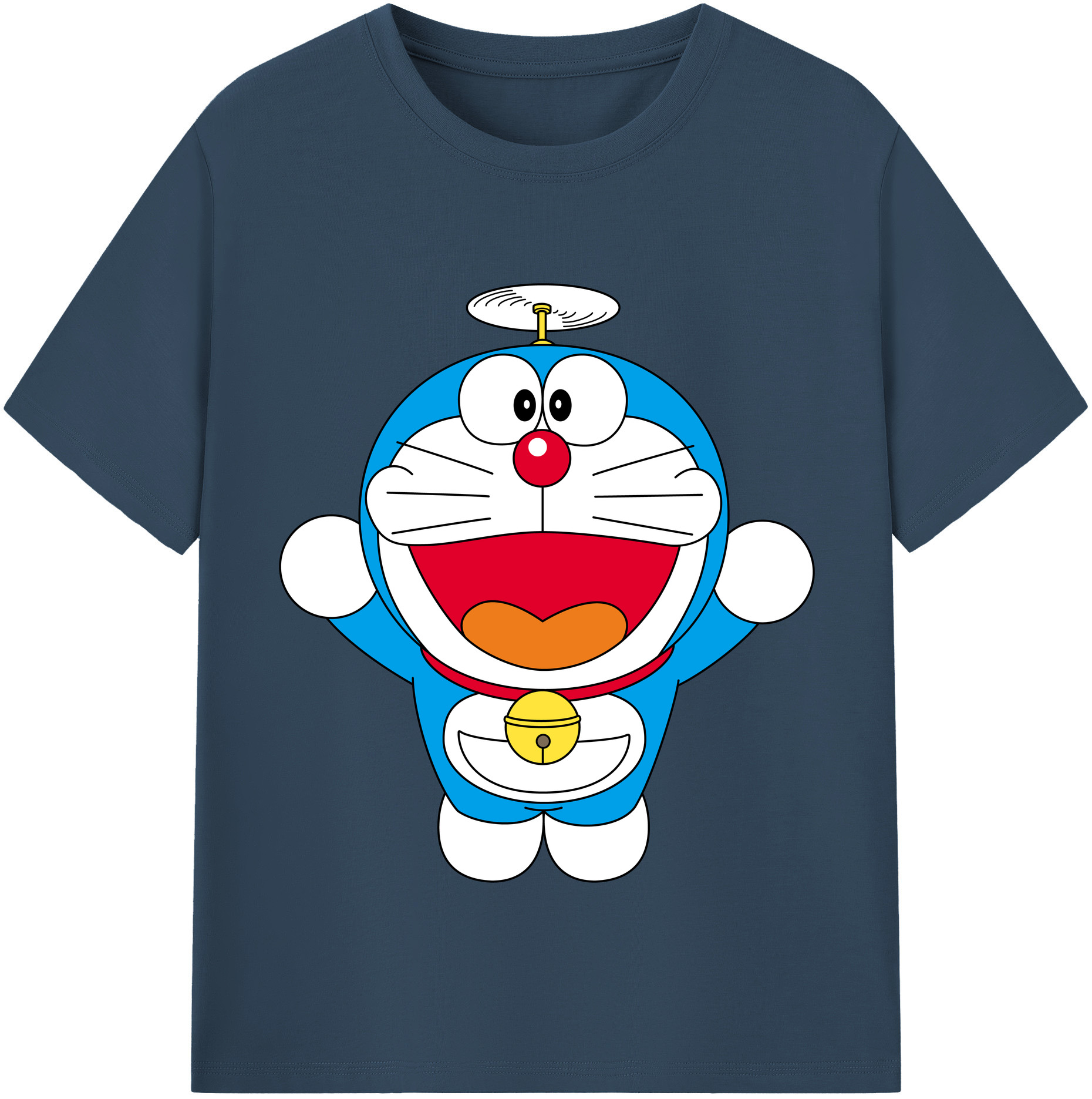 （画像用） ドラえもん Doraemon 綿100％半袖Tシャツ（フロントプリント）