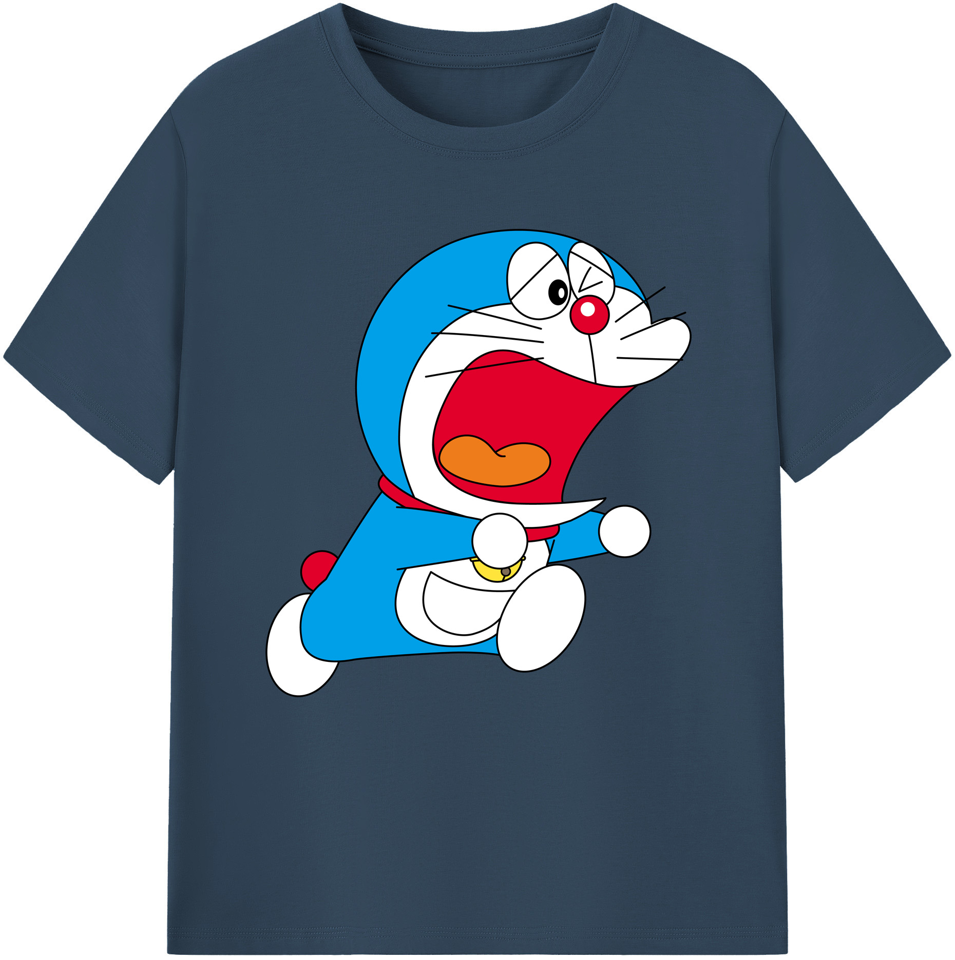 （画像用） ドラえもん Doraemon 綿100％半袖Tシャツ（フロントプリント）