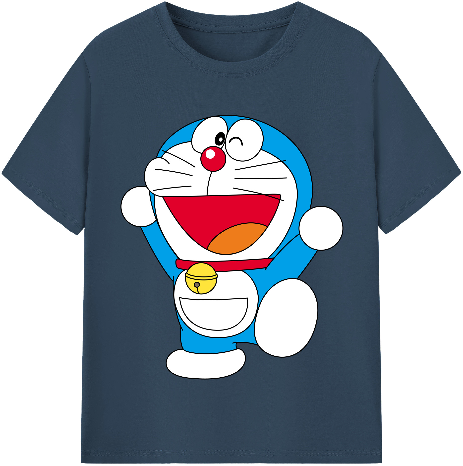 （画像用） ドラえもん Doraemon 綿100％半袖Tシャツ（フロントプリント）