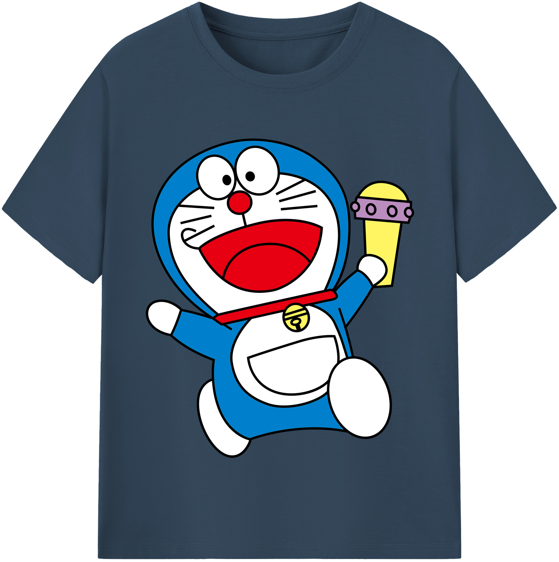 （画像用） ドラえもん Doraemon 綿100％半袖Tシャツ（フロントプリント）