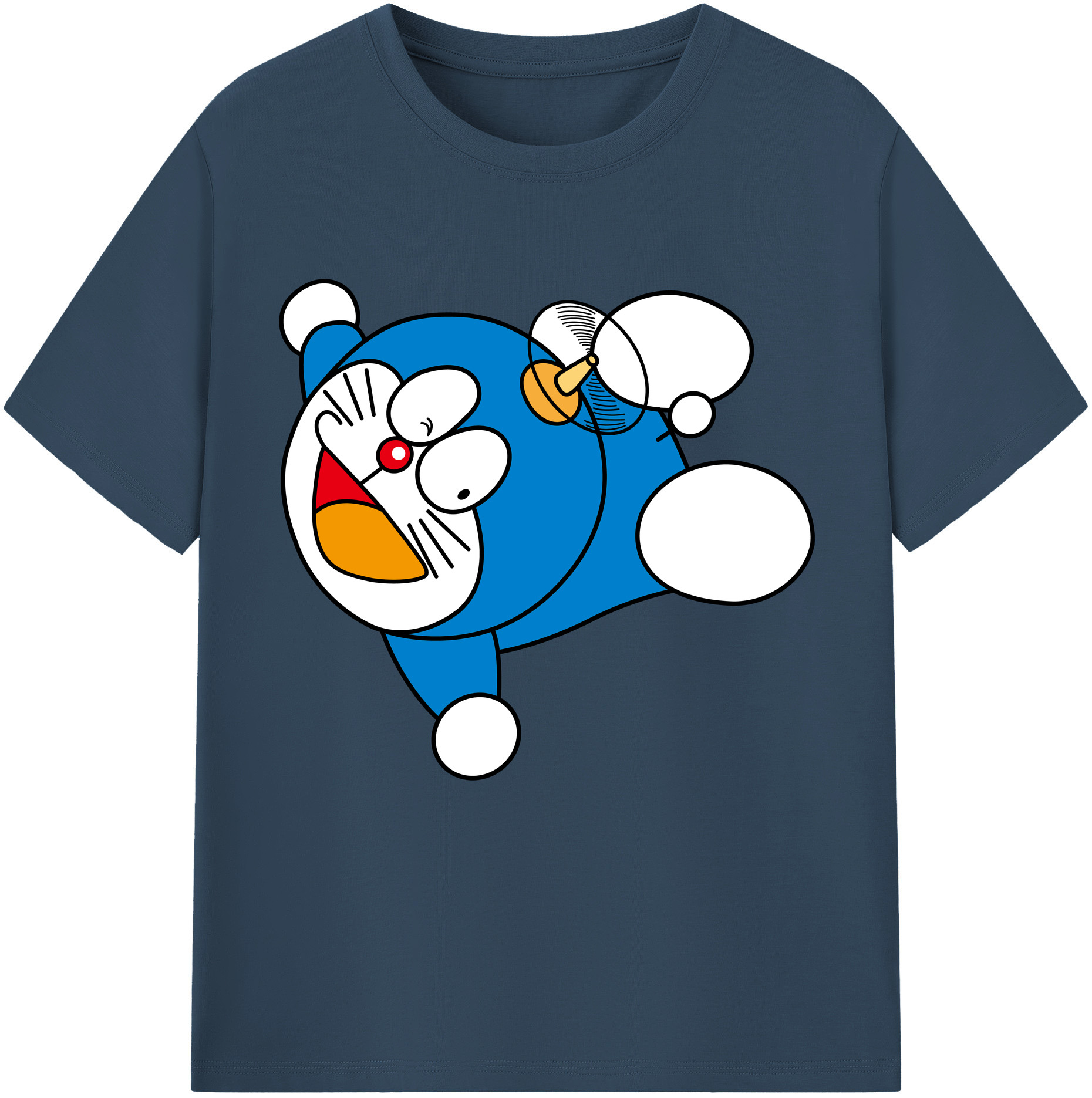（画像用） ドラえもん Doraemon 綿100％半袖Tシャツ（フロントプリント）