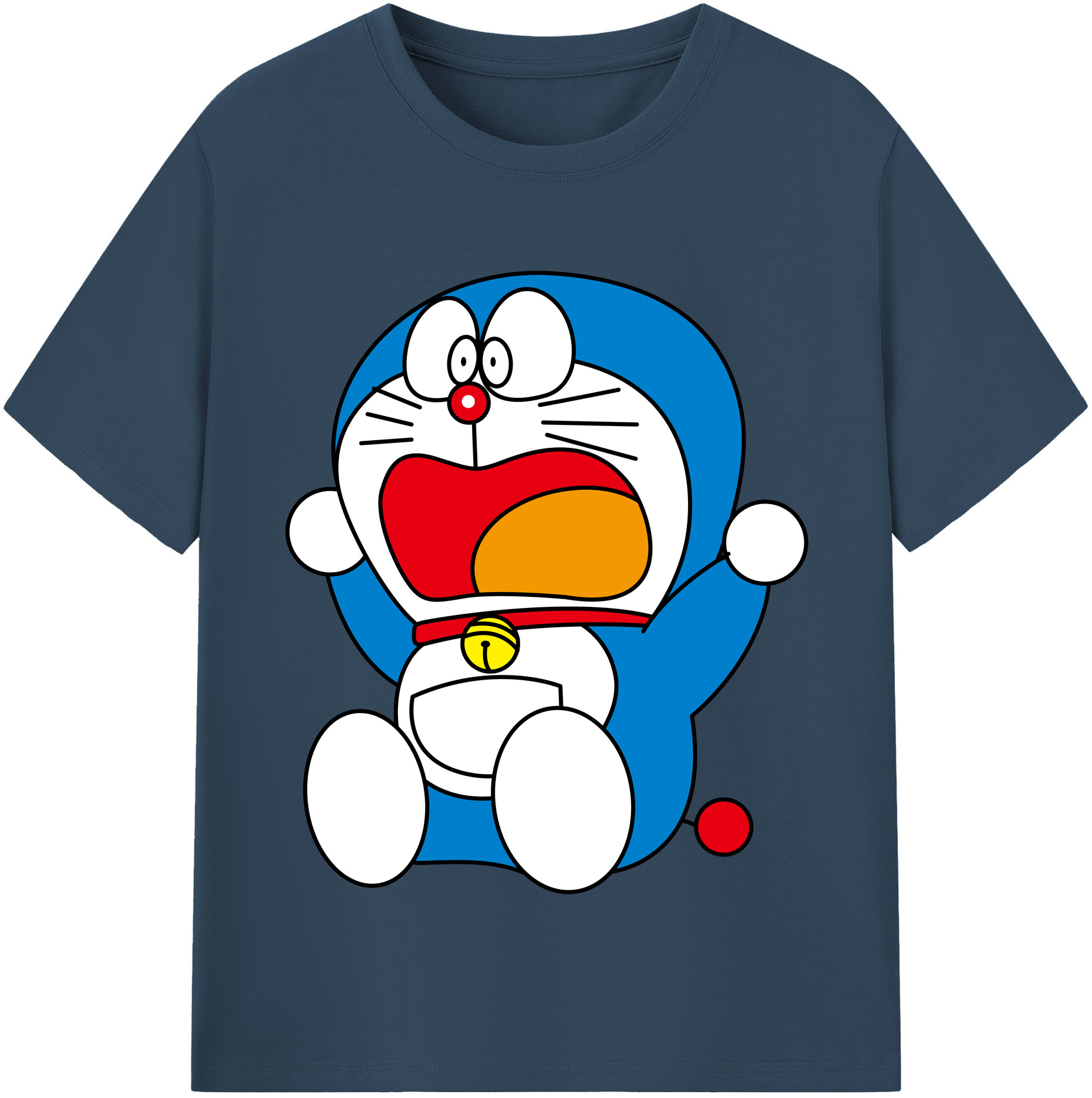 （画像用） ドラえもん Doraemon 綿100％半袖Tシャツ（フロントプリント）