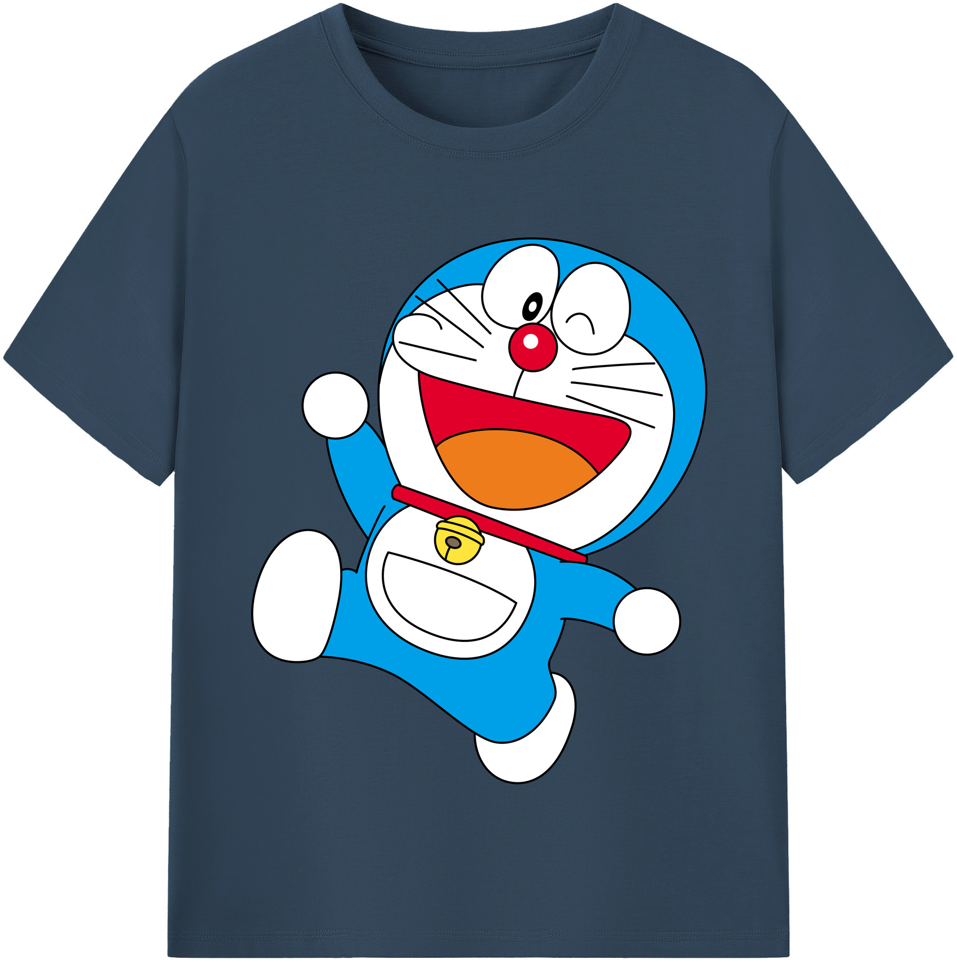 （画像用） ドラえもん Doraemon 綿100％半袖Tシャツ（フロントプリント）