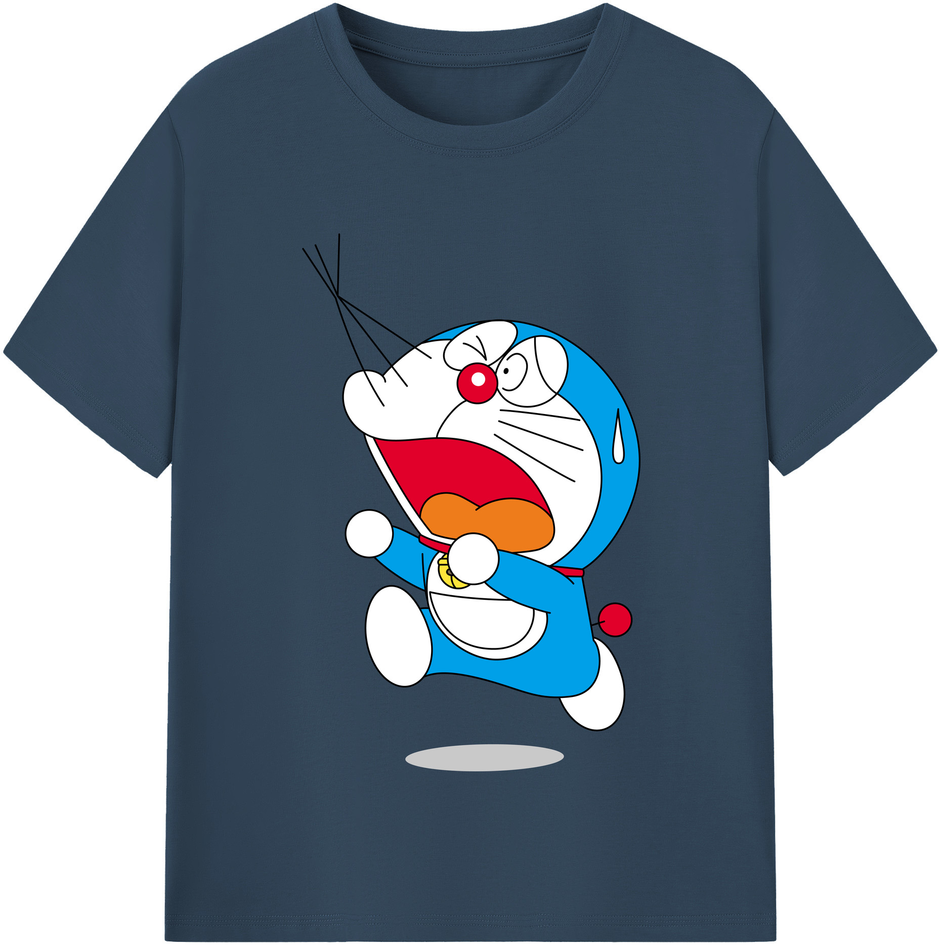 （画像用） ドラえもん Doraemon 綿100％半袖Tシャツ（フロントプリント）