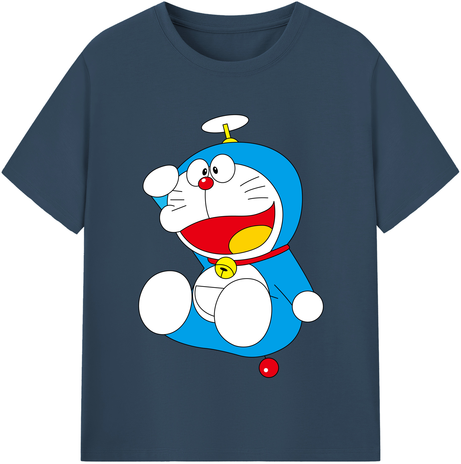 （画像用） ドラえもん Doraemon 綿100％半袖Tシャツ（フロントプリント）