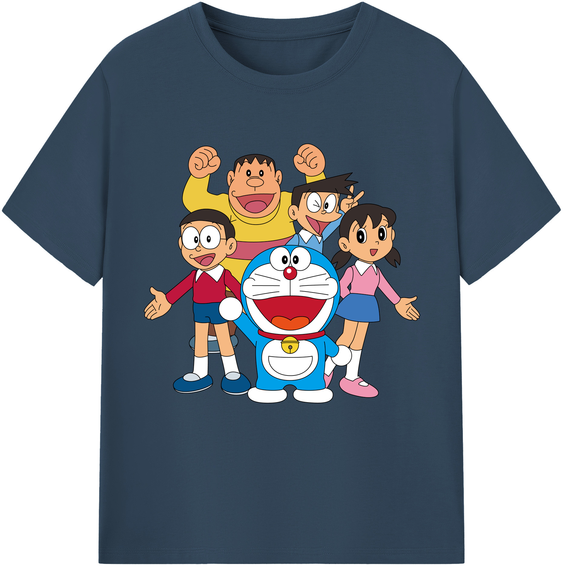 （画像用） ドラえもん 骨川 スネ夫 Doraemon Honekawa Suneo 綿100％半袖Tシャツ（フロントプリント）