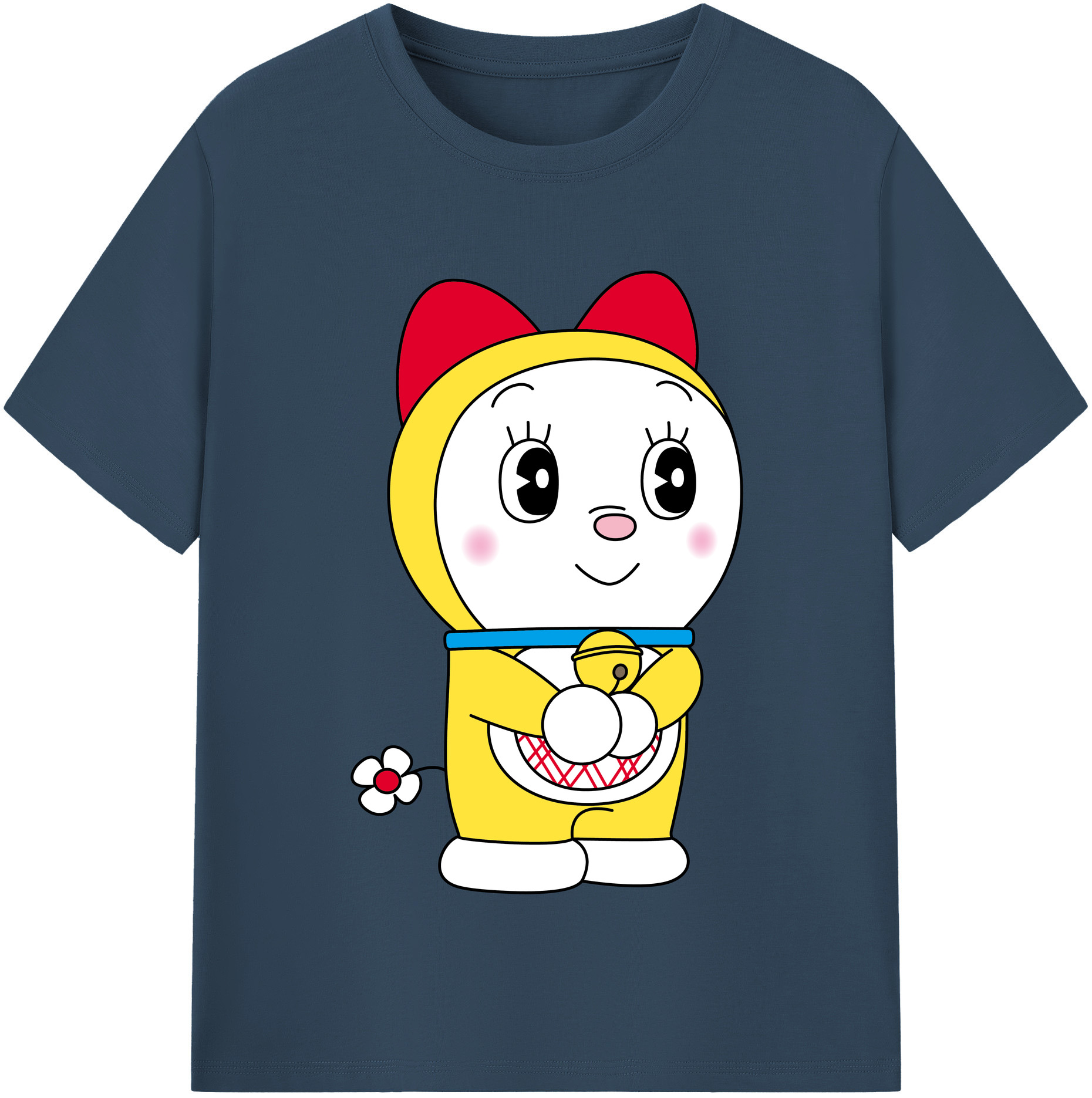 （画像用） ドラえもん ドラミ Doraemon Dorami 綿100％半袖Tシャツ（フロントプリント）