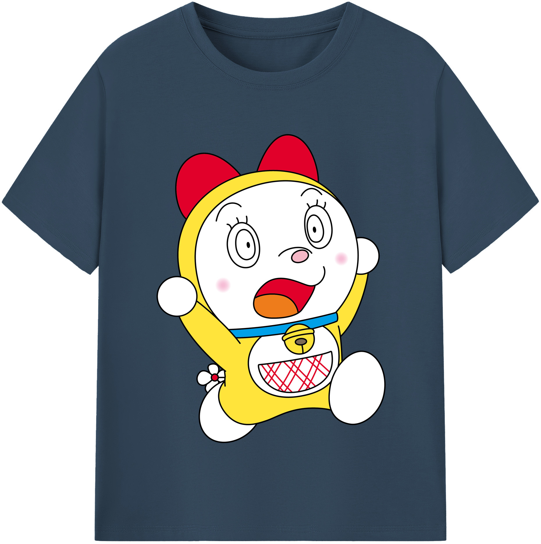 （画像用） ドラえもん ドラミ Doraemon Dorami 綿100％半袖Tシャツ（フロントプリント）