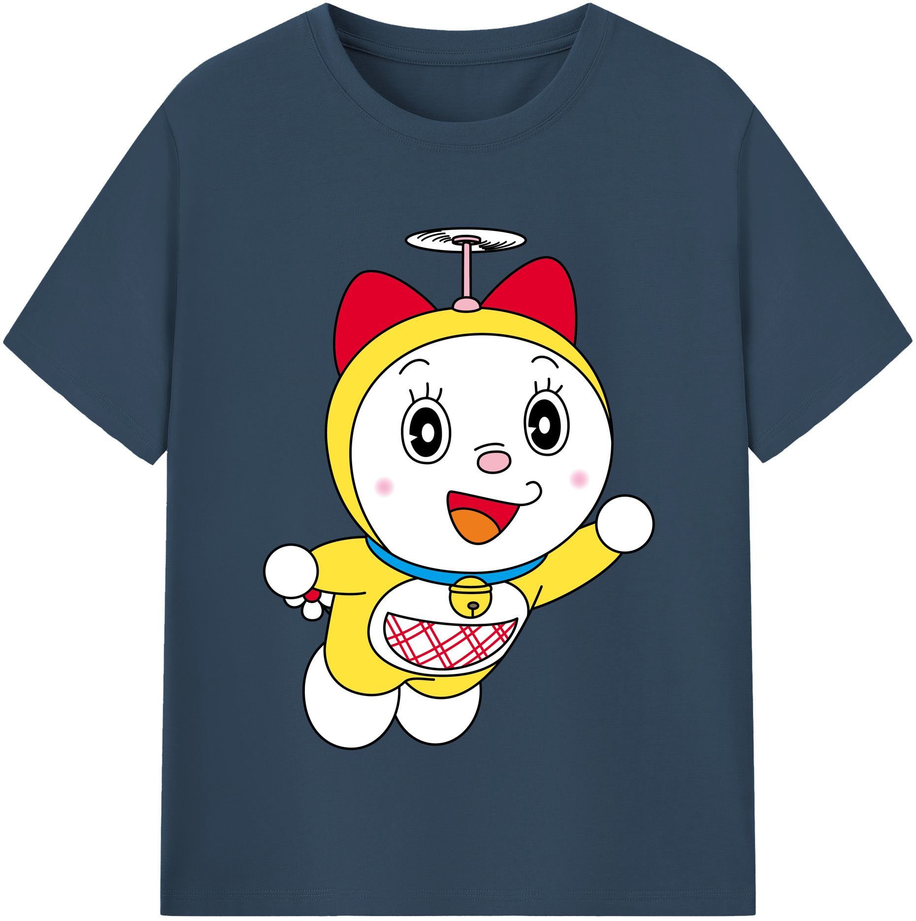 （画像用） ドラえもん ドラミ Doraemon Dorami 綿100％半袖Tシャツ（フロントプリント）