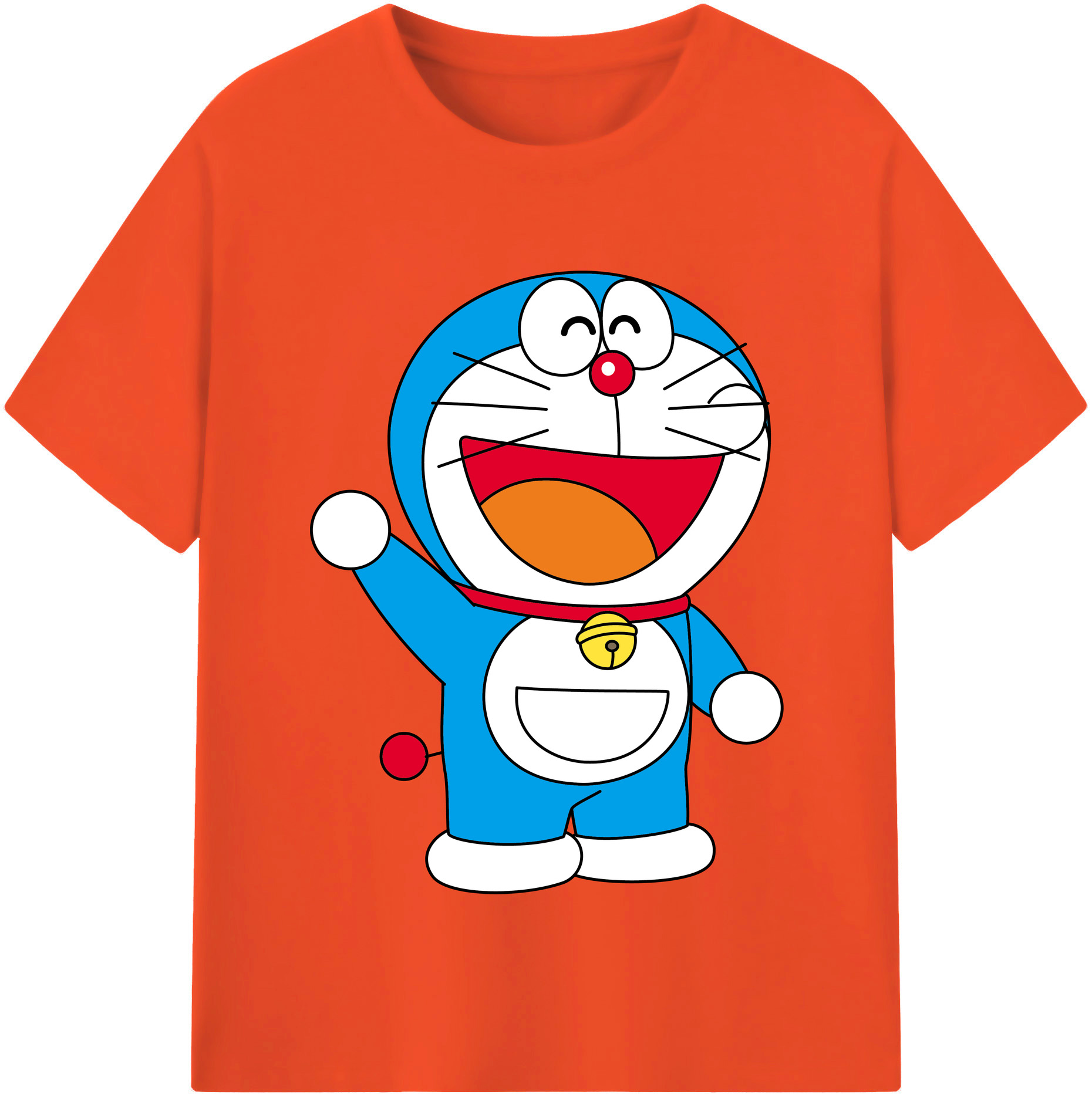 （画像用） ドラえもん Doraemon 綿100％半袖Tシャツ（フロントプリント）
