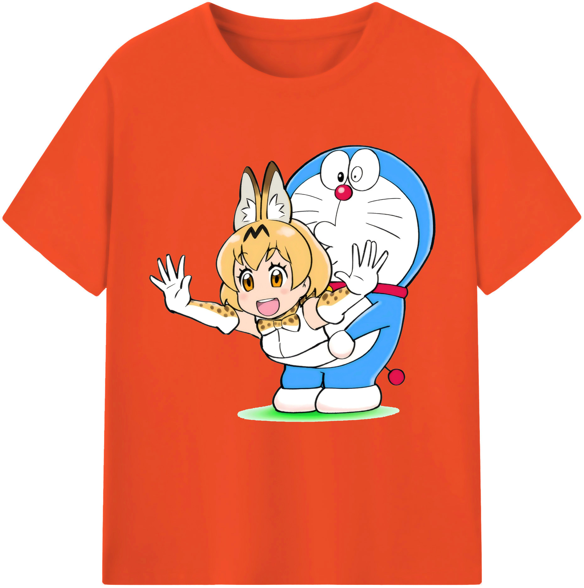 （画像用） ドラえもん Doraemon 綿100％半袖Tシャツ（フロントプリント）