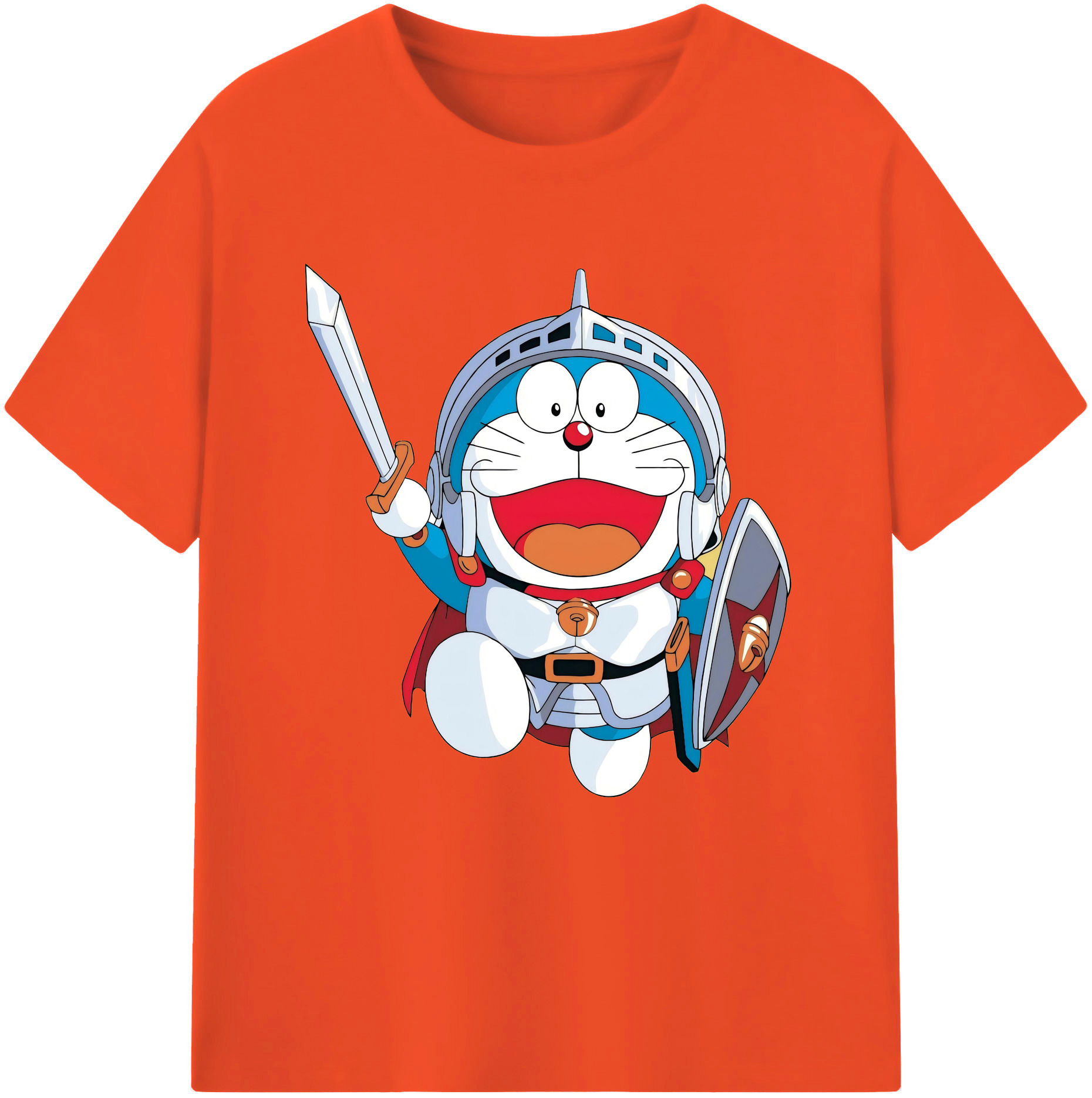 （画像用） ドラえもん Doraemon 綿100％半袖Tシャツ（フロントプリント）