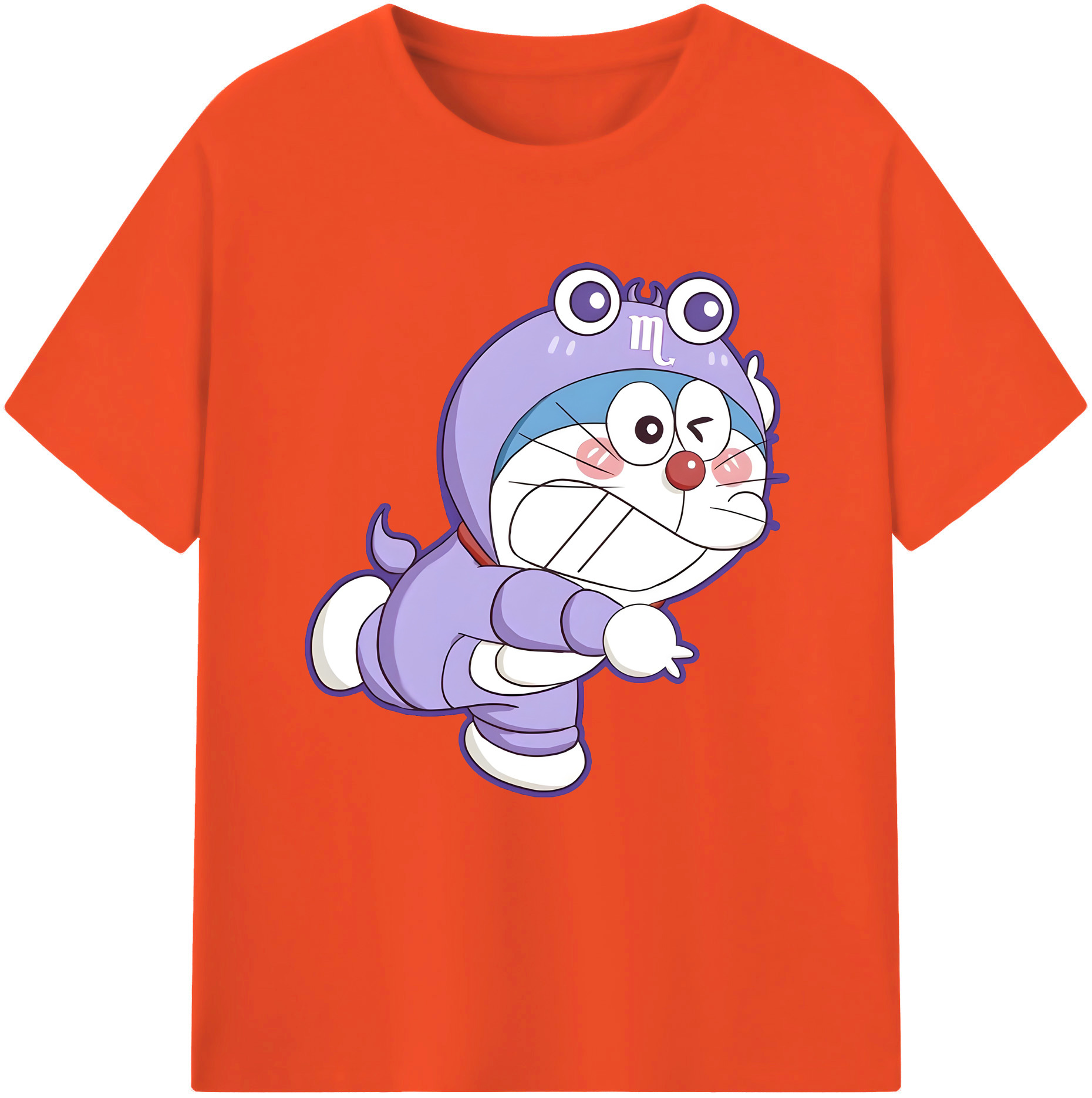（画像用） ドラえもん Doraemon 綿100％半袖Tシャツ（フロントプリント）