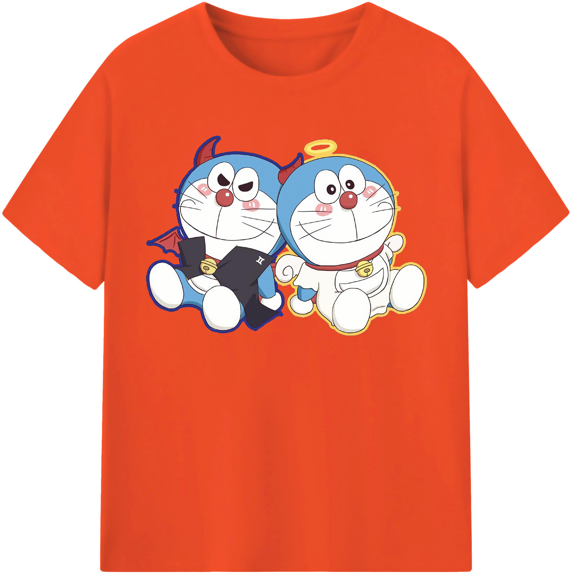 （画像用） ドラえもん Doraemon 綿100％半袖Tシャツ（フロントプリント）