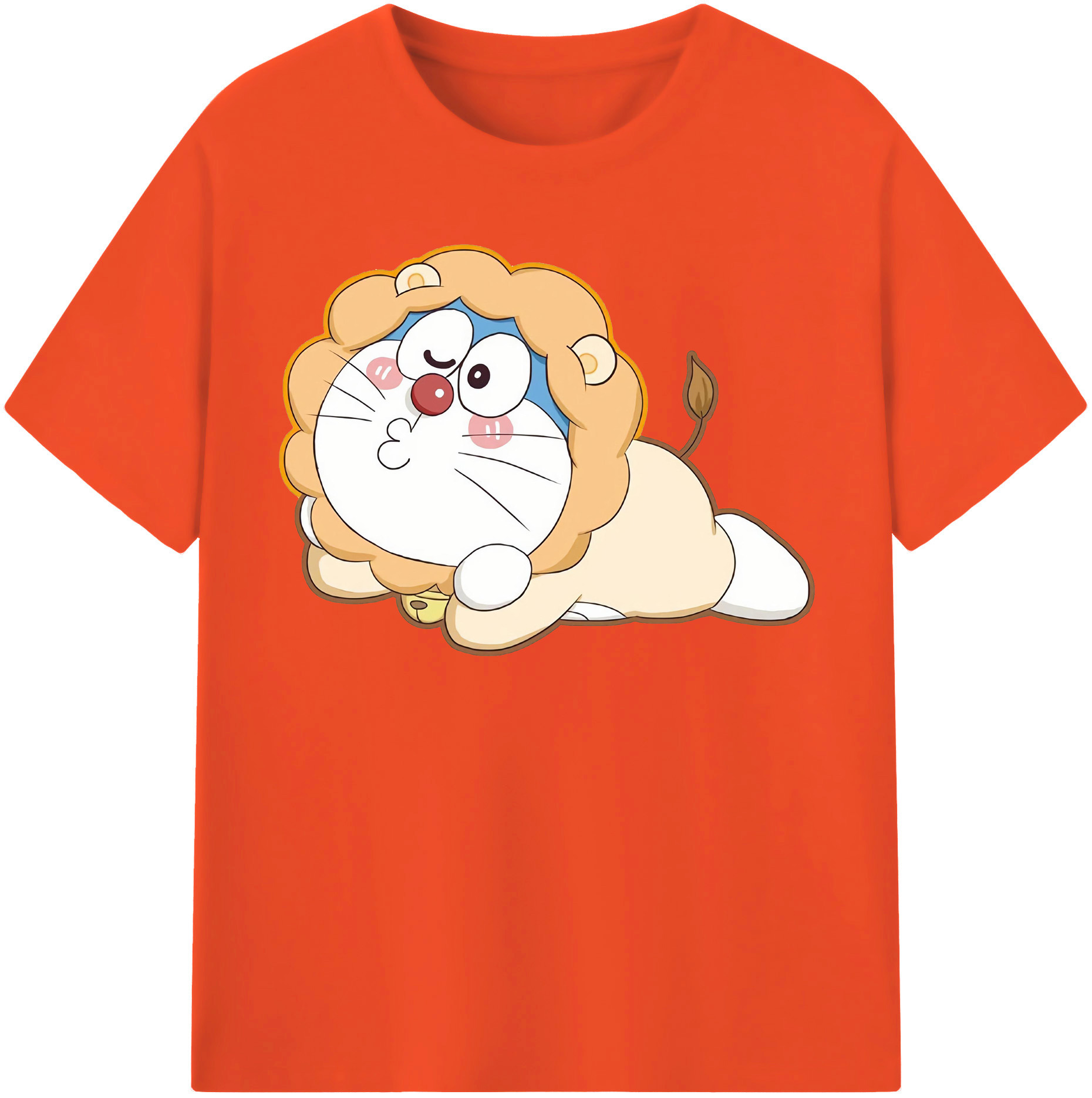 （画像用） ドラえもん Doraemon 綿100％半袖Tシャツ（フロントプリント）