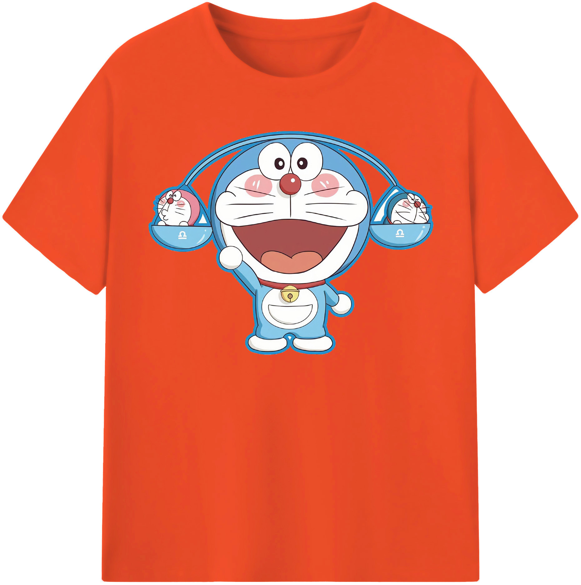 （画像用） ドラえもん Doraemon 綿100％半袖Tシャツ（フロントプリント）