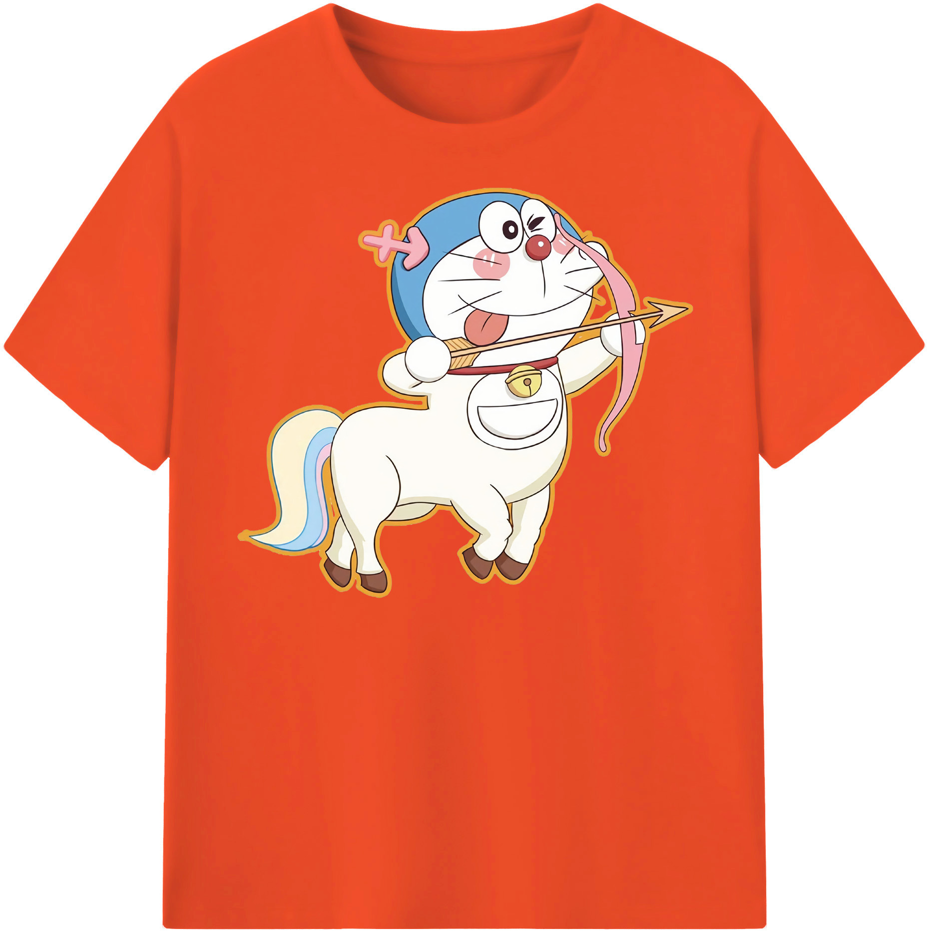 （画像用） ドラえもん Doraemon 綿100％半袖Tシャツ（フロントプリント）