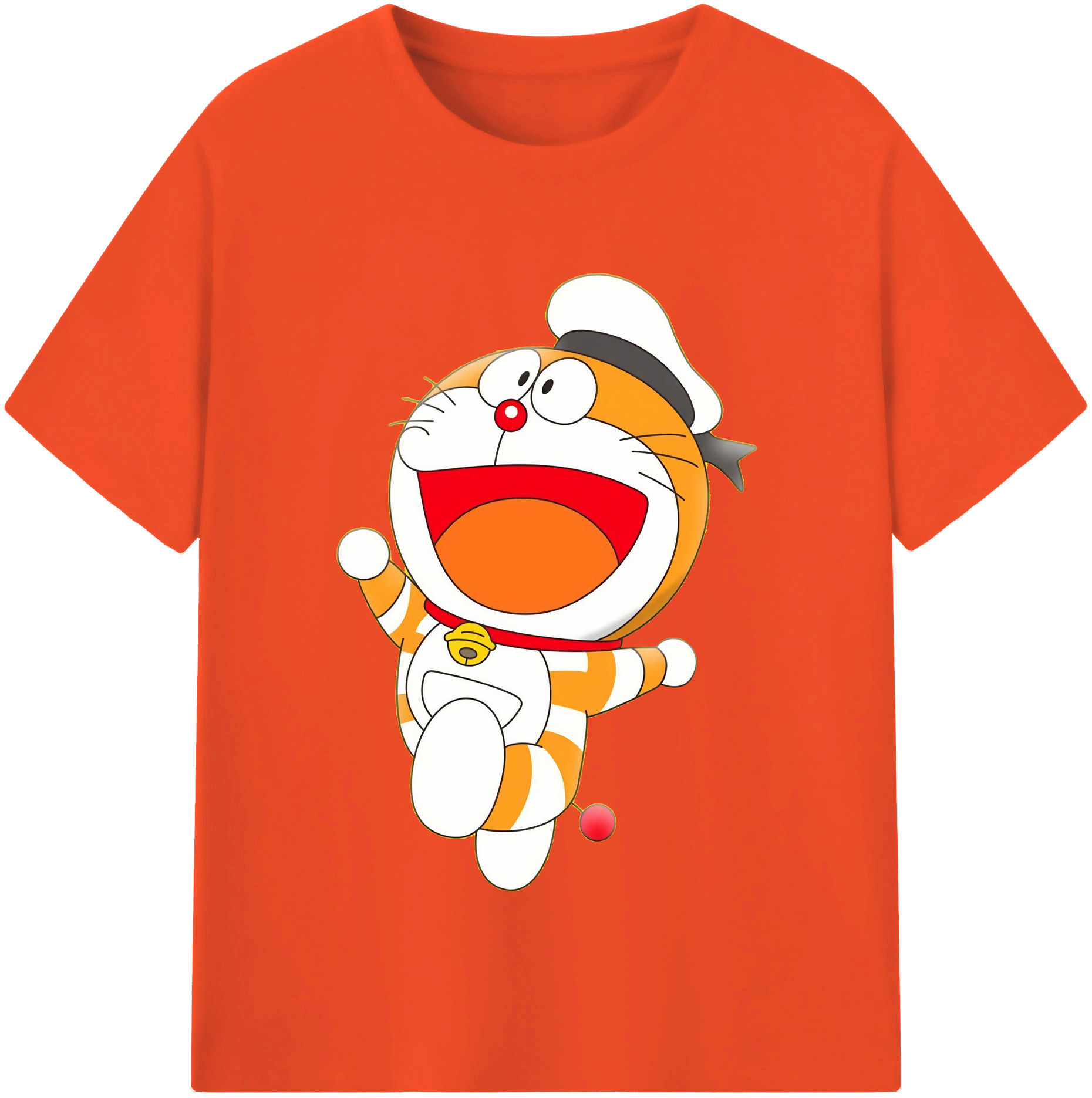 （画像用） ドラえもん Doraemon 綿100％半袖Tシャツ（フロントプリント）