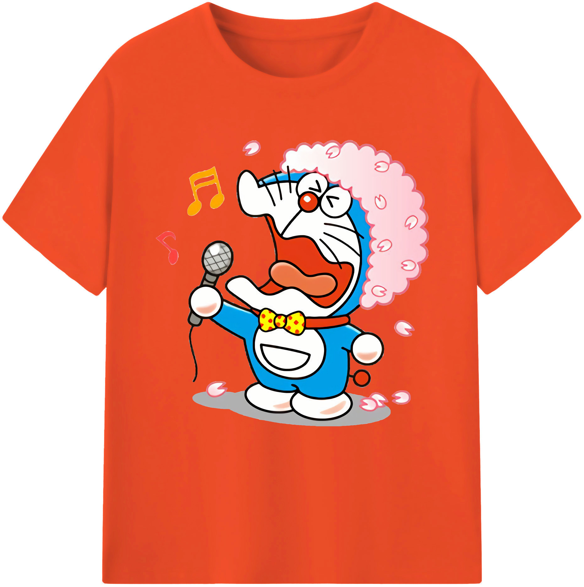 （画像用） ドラえもん Doraemon 綿100％半袖Tシャツ（フロントプリント）