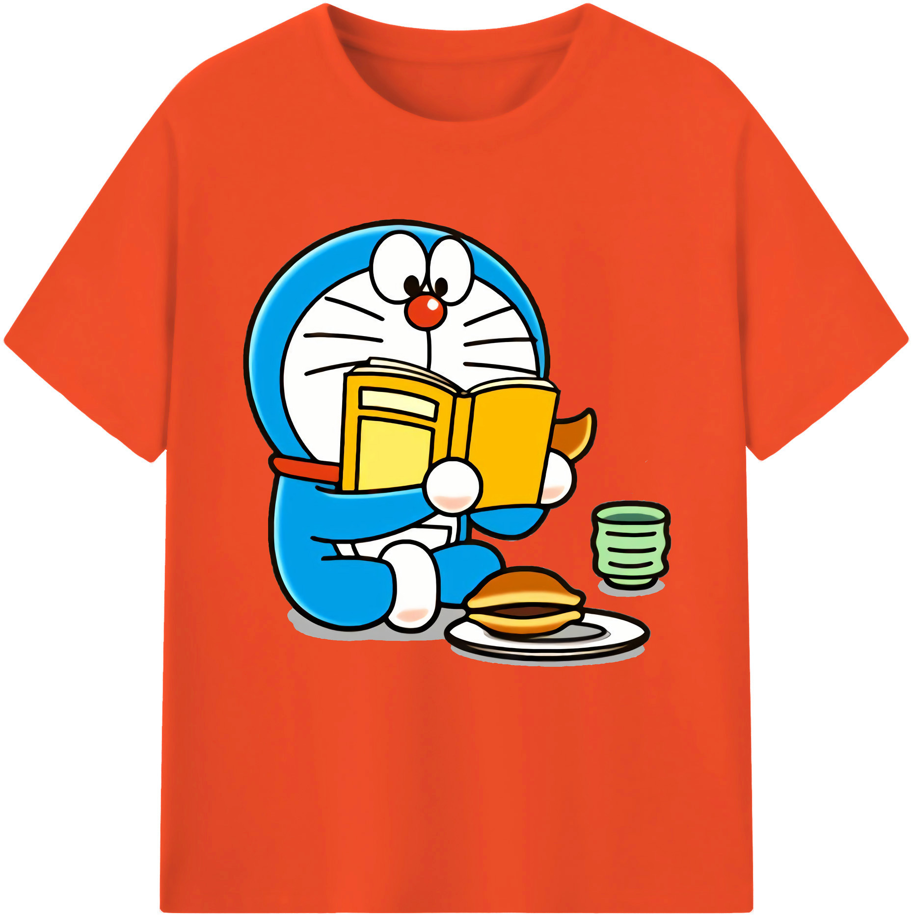 （画像用） ドラえもん Doraemon 綿100％半袖Tシャツ（フロントプリント）