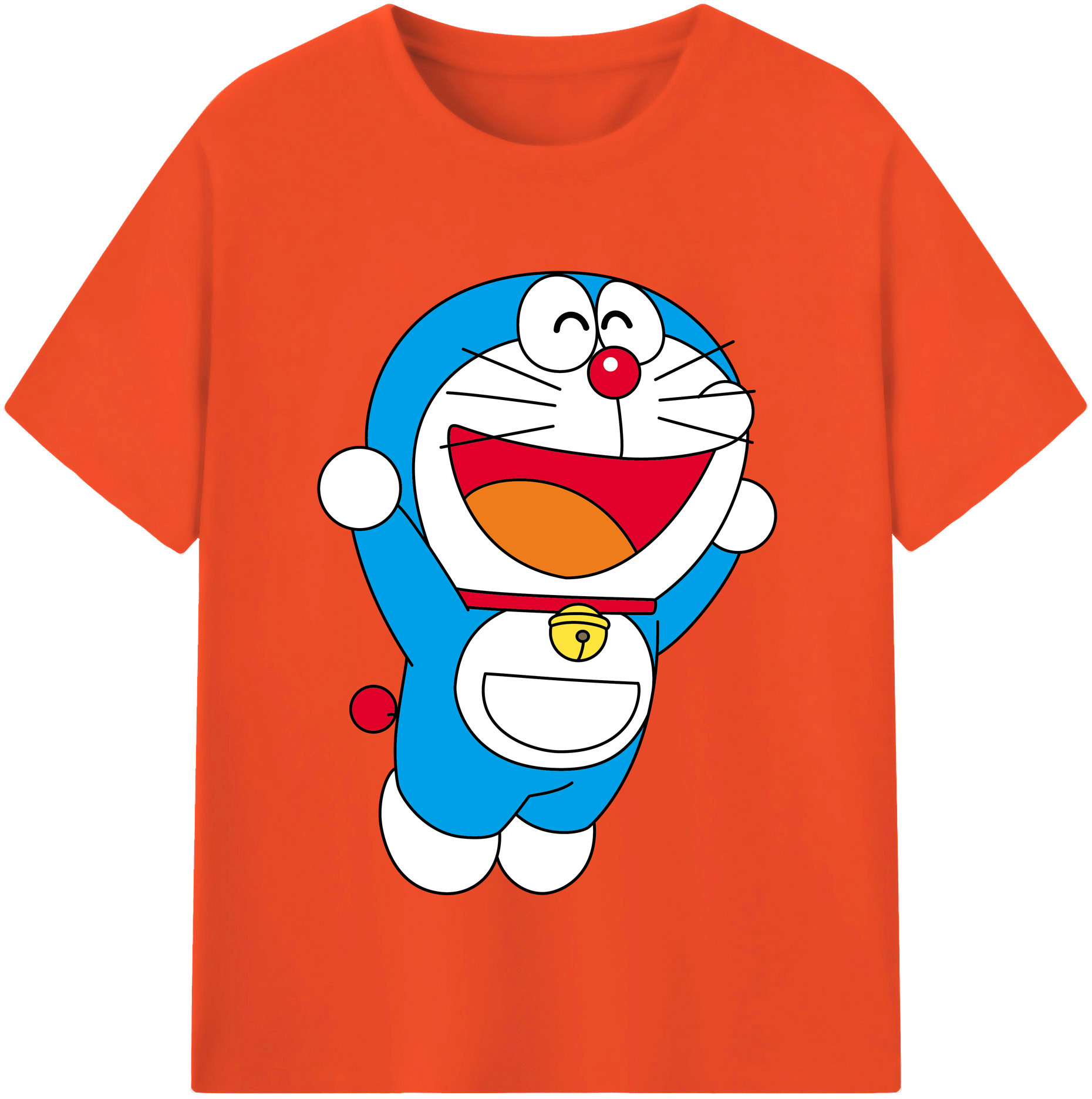 （画像用） ドラえもん Doraemon 綿100％半袖Tシャツ（フロントプリント）