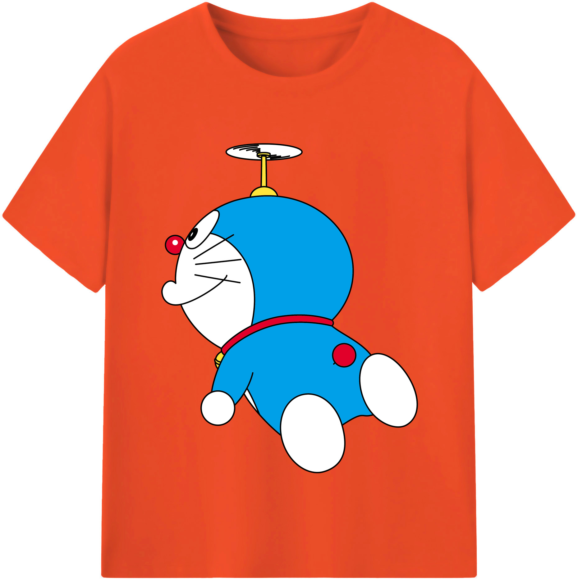 （画像用） ドラえもん Doraemon 綿100％半袖Tシャツ（フロントプリント）