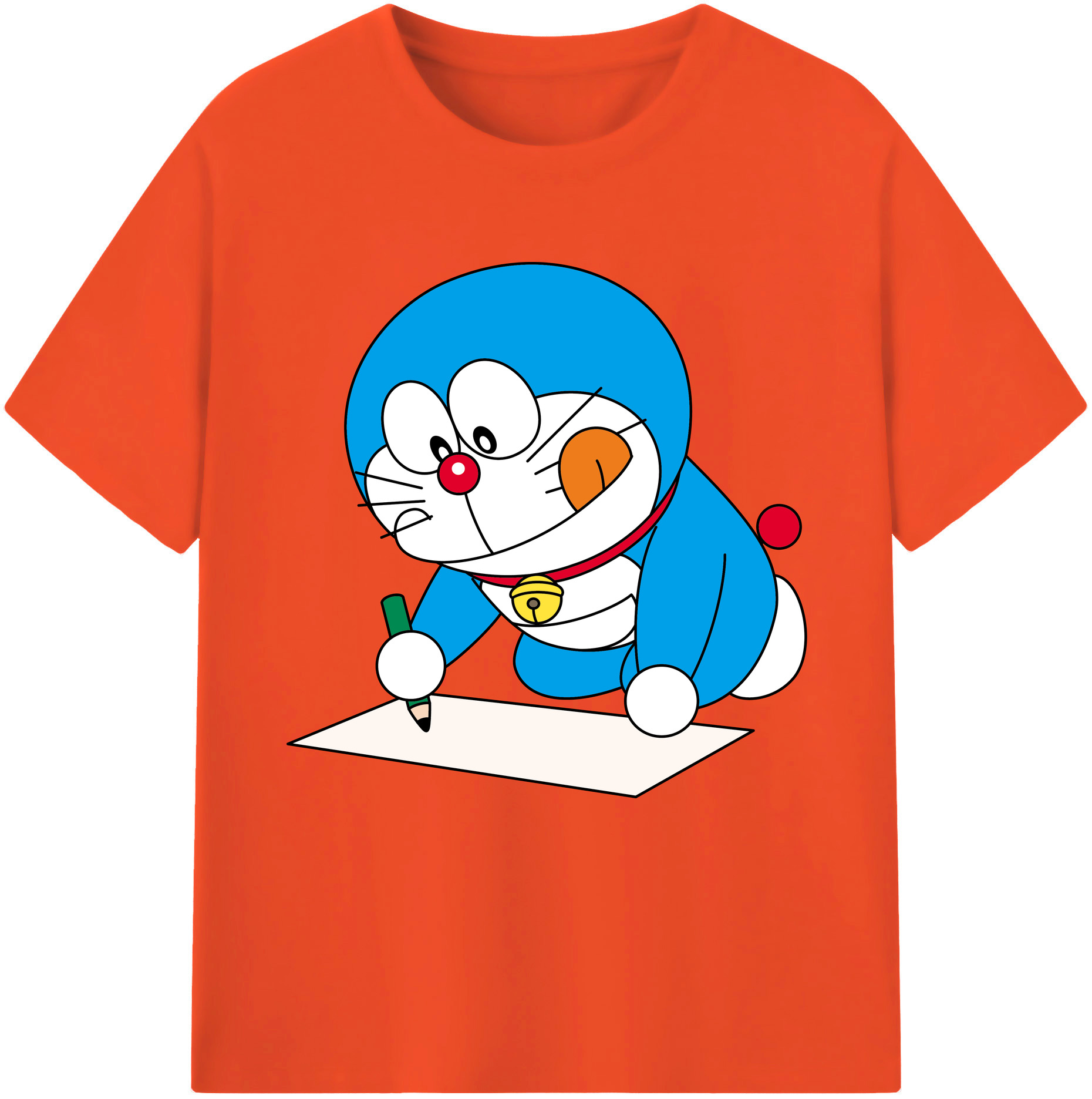 （画像用） ドラえもん Doraemon 綿100％半袖Tシャツ（フロントプリント）
