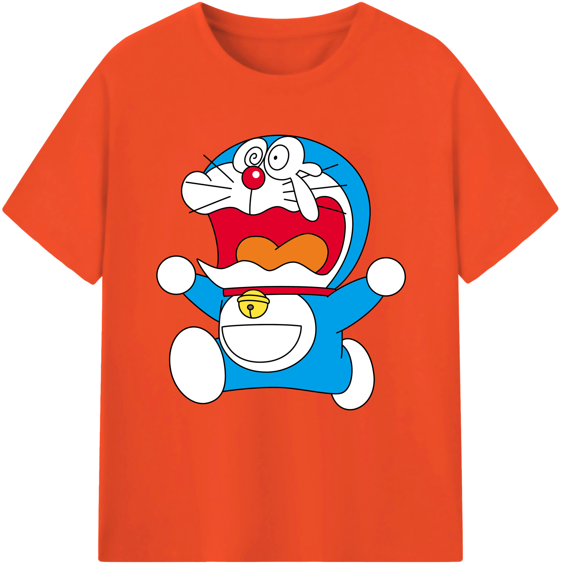 （画像用） ドラえもん Doraemon 綿100％半袖Tシャツ（フロントプリント）