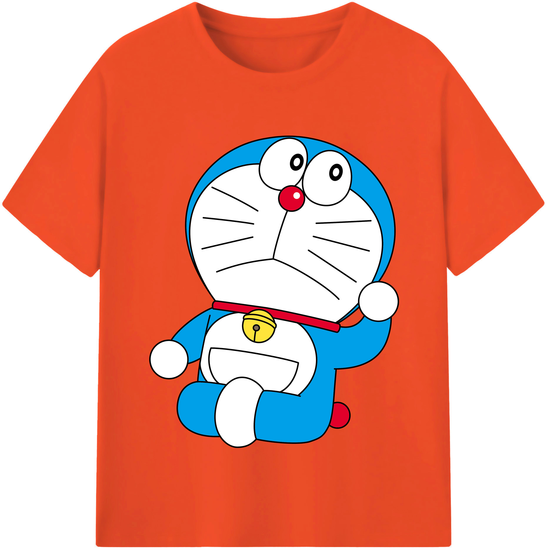 （画像用） ドラえもん Doraemon 綿100％半袖Tシャツ（フロントプリント）