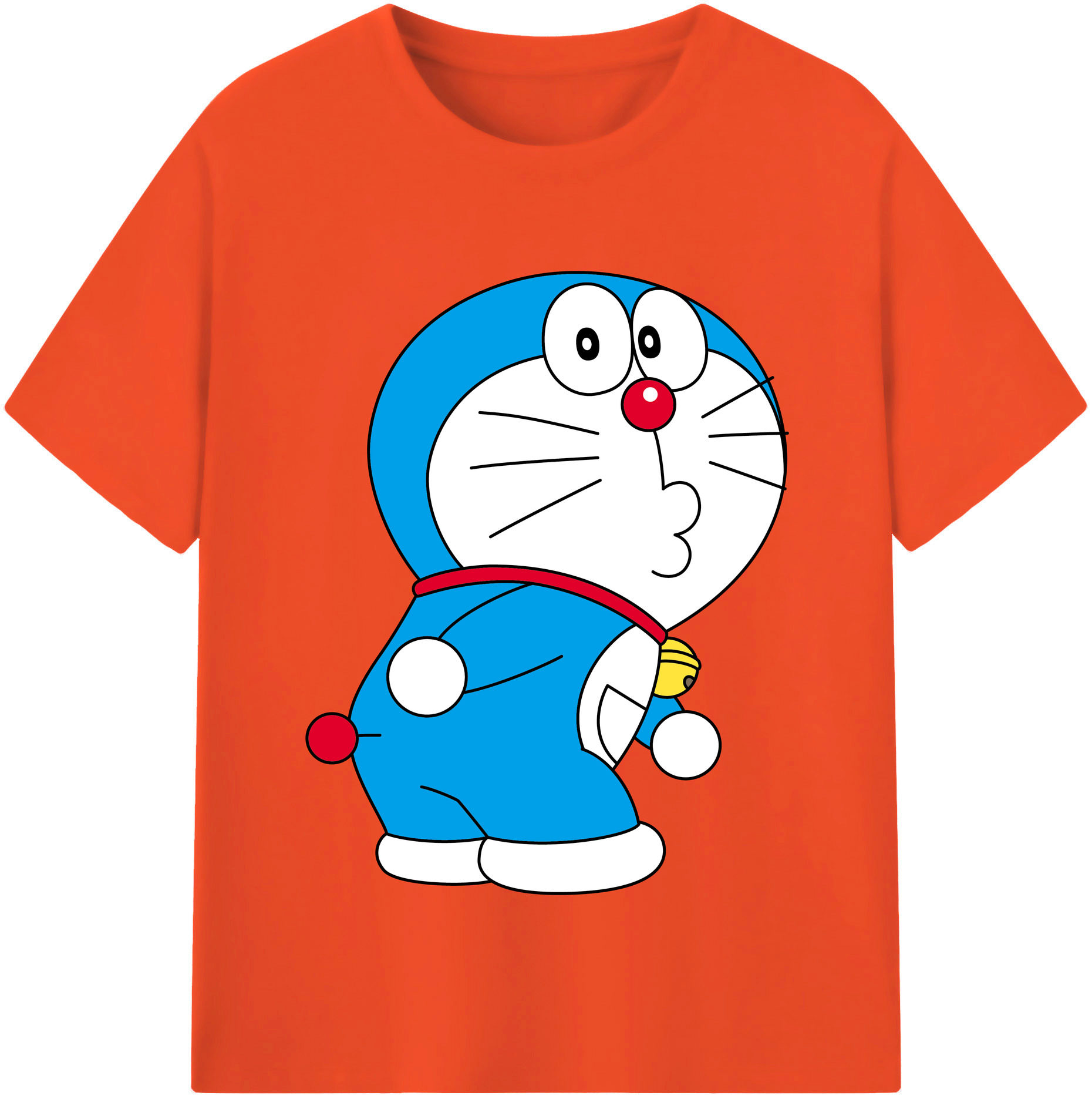 （画像用） ドラえもん Doraemon 綿100％半袖Tシャツ（フロントプリント）