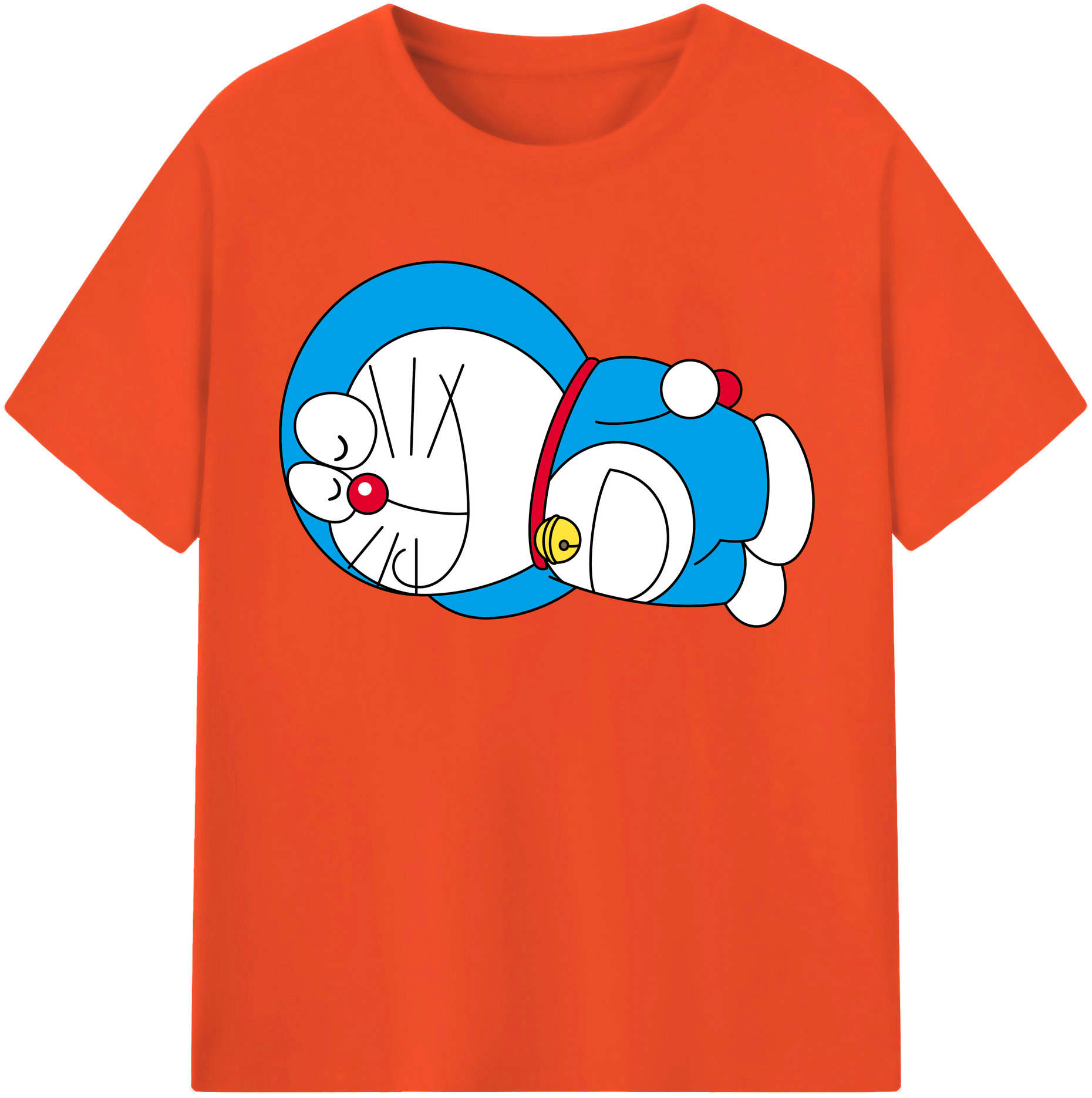（画像用） ドラえもん Doraemon 綿100％半袖Tシャツ（フロントプリント）