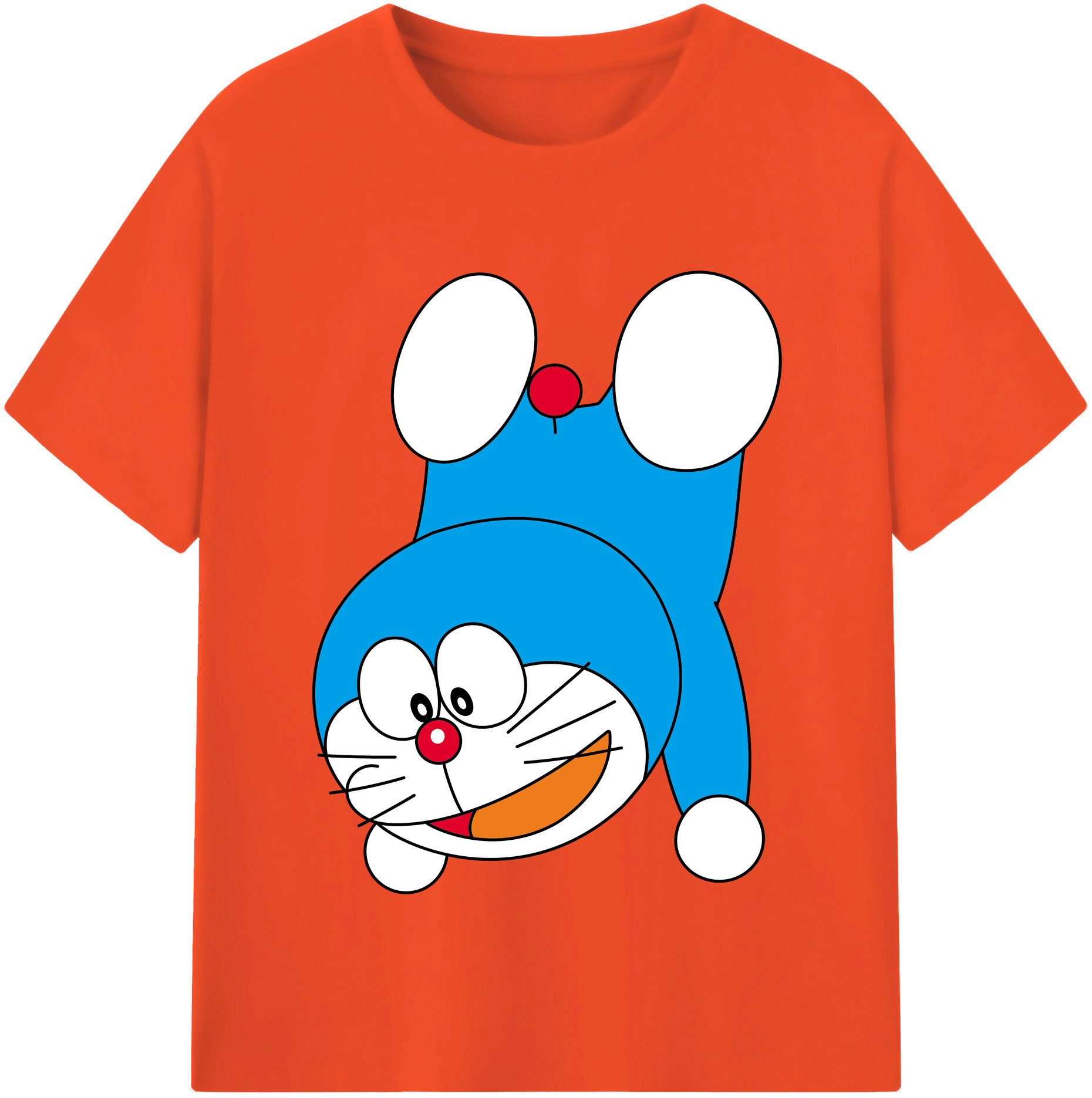 （画像用） ドラえもん Doraemon 綿100％半袖Tシャツ（フロントプリント）