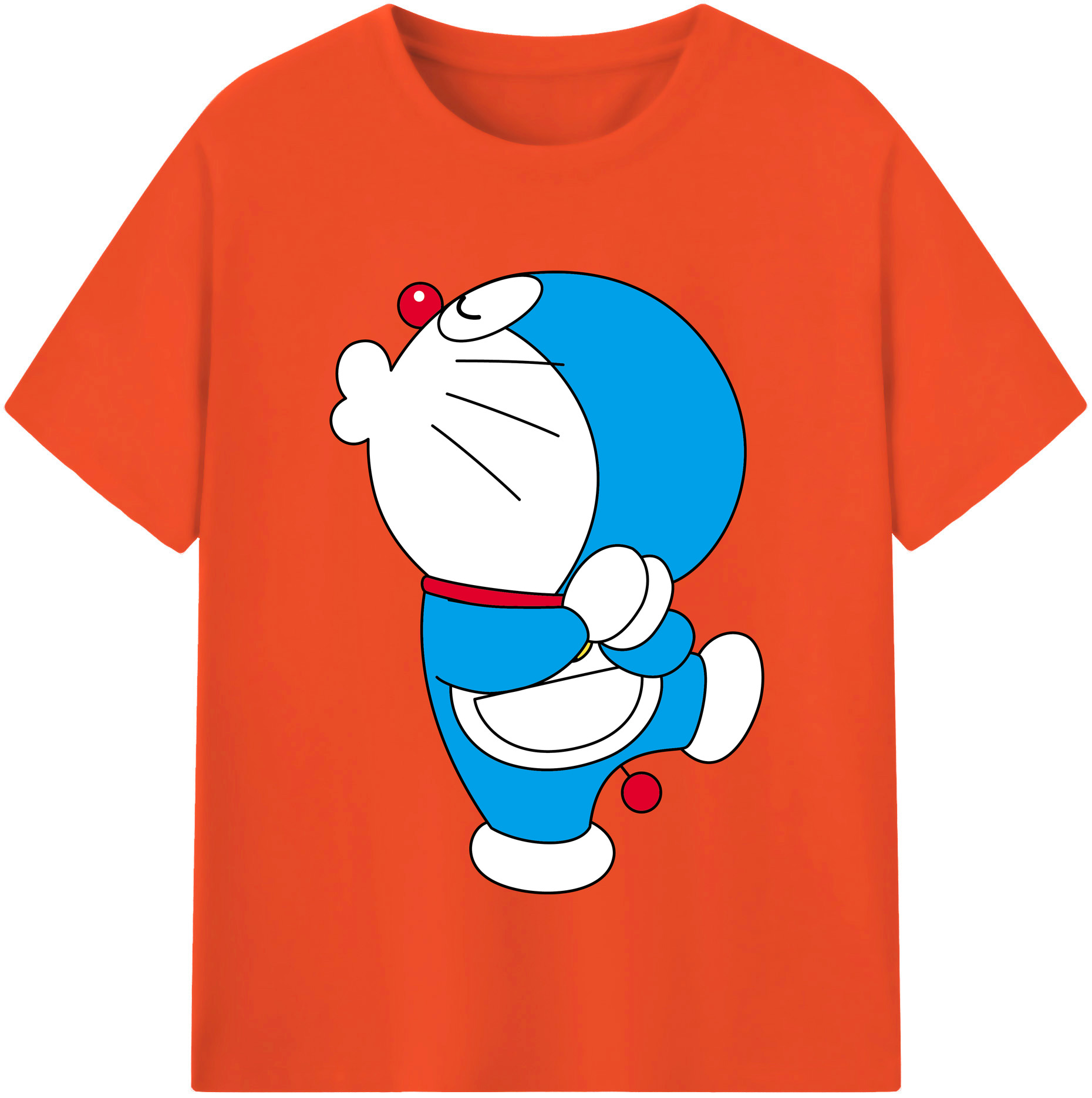 （画像用） ドラえもん Doraemon 綿100％半袖Tシャツ（フロントプリント）