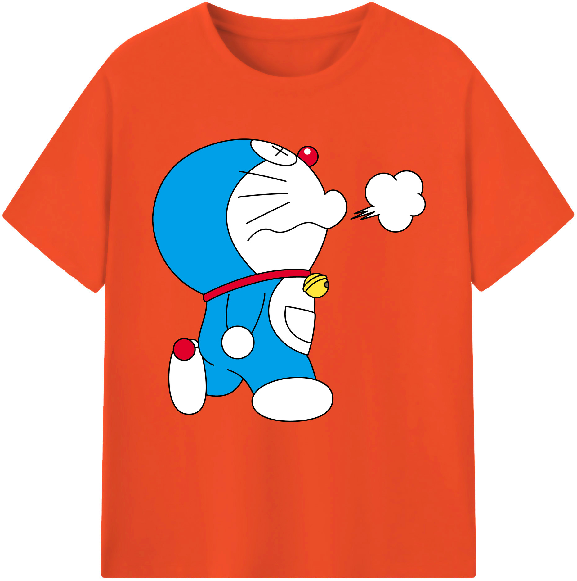 （画像用） ドラえもん Doraemon 綿100％半袖Tシャツ（フロントプリント）