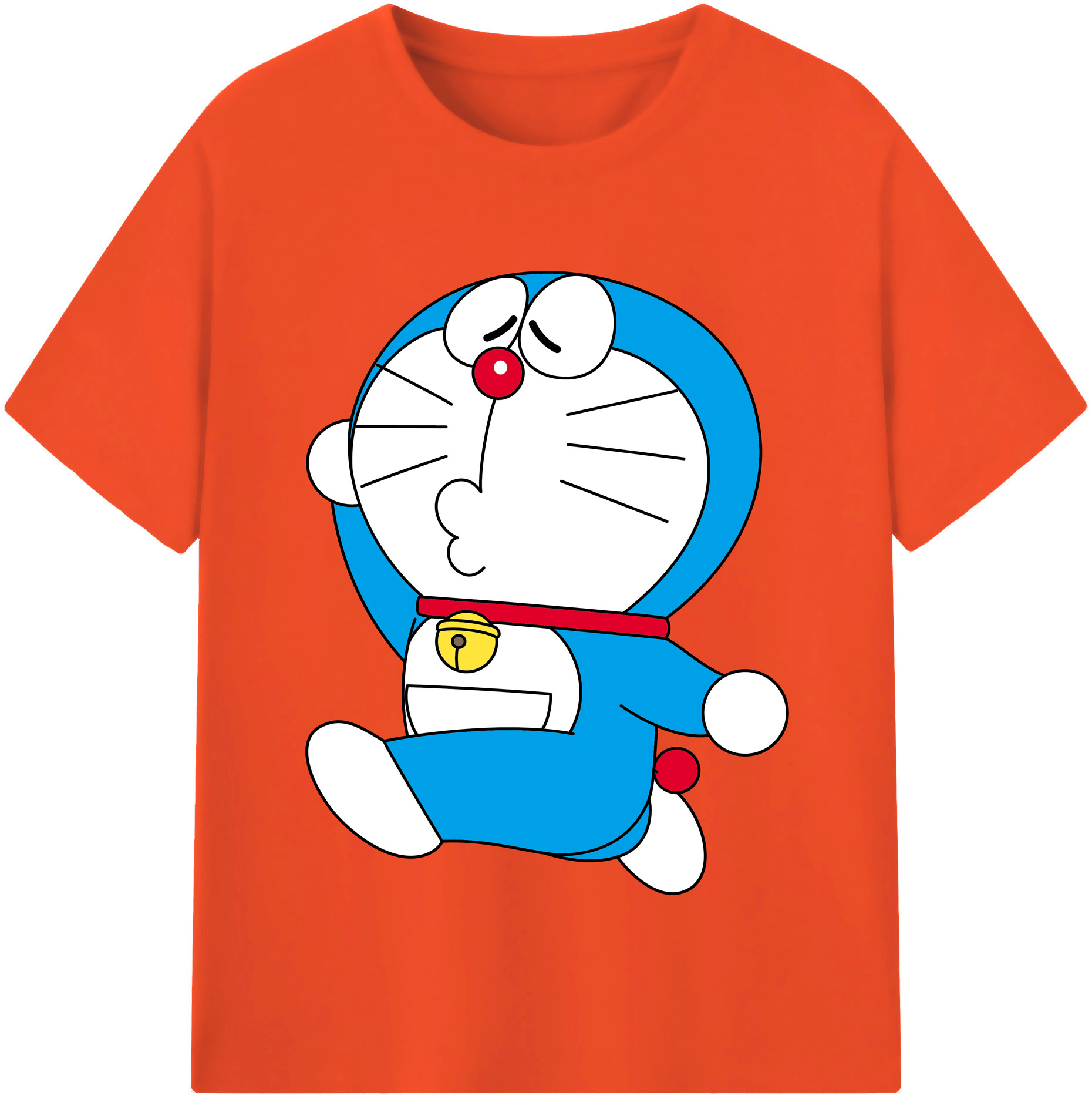 （画像用） ドラえもん Doraemon 綿100％半袖Tシャツ（フロントプリント）