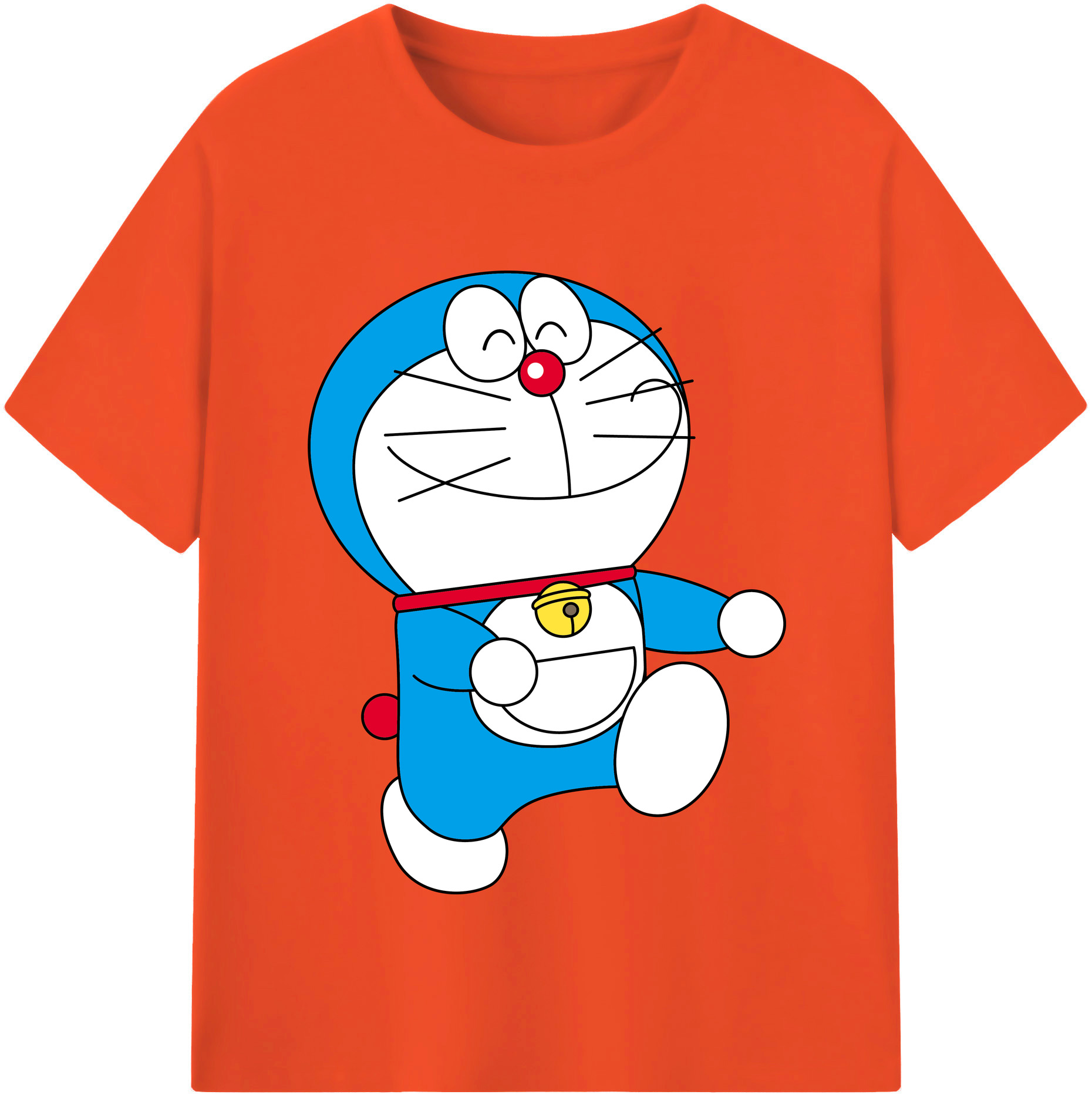 （画像用） ドラえもん Doraemon 綿100％半袖Tシャツ（フロントプリント）
